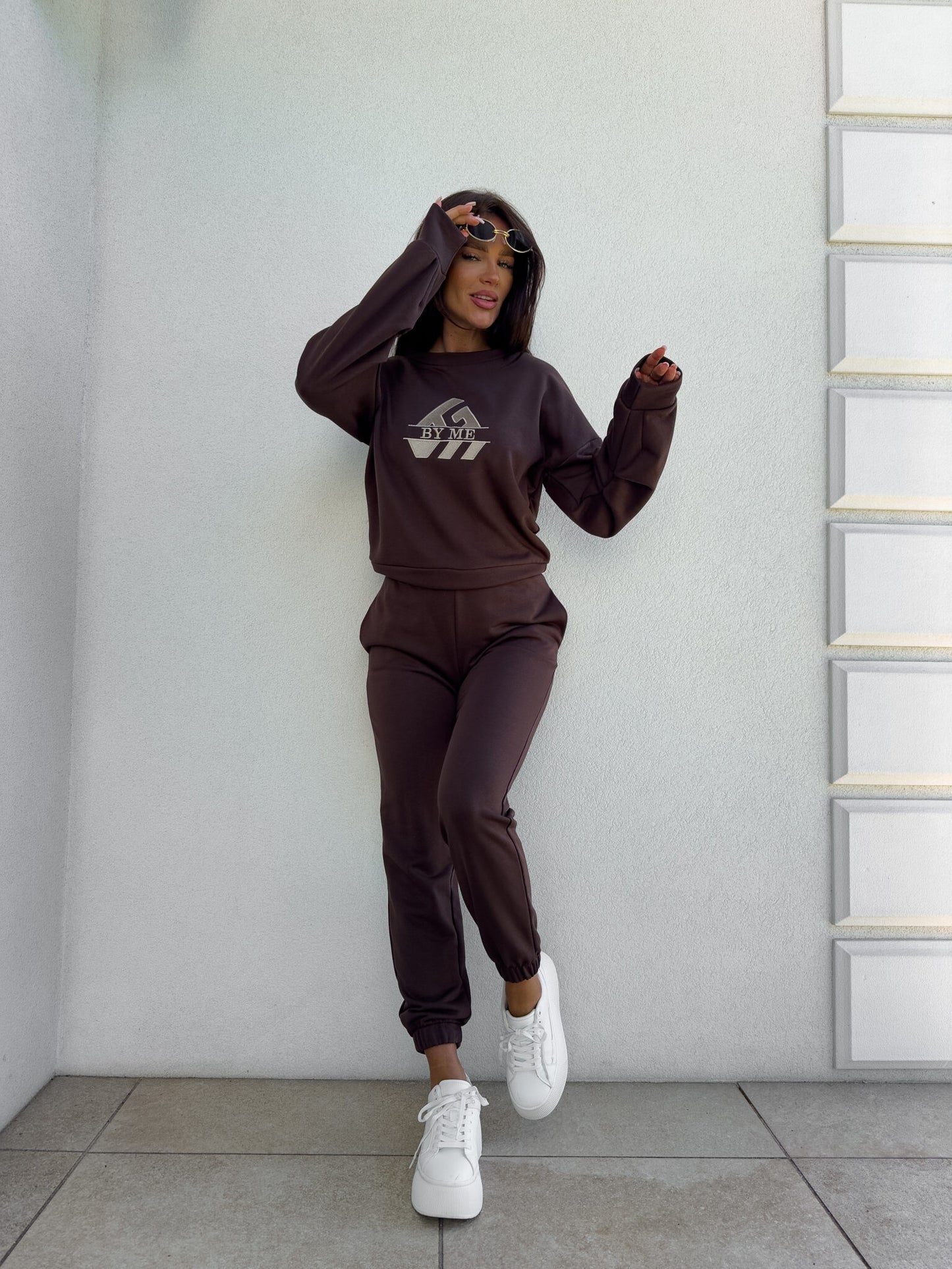 Sweatshirt LUXIT – Schoko