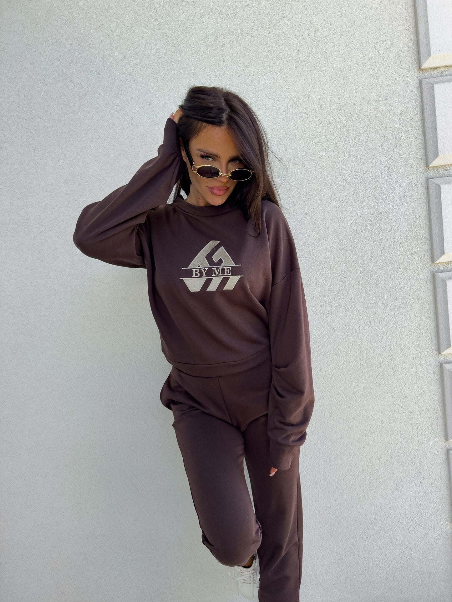 Sweatshirt LUXIT – Schoko