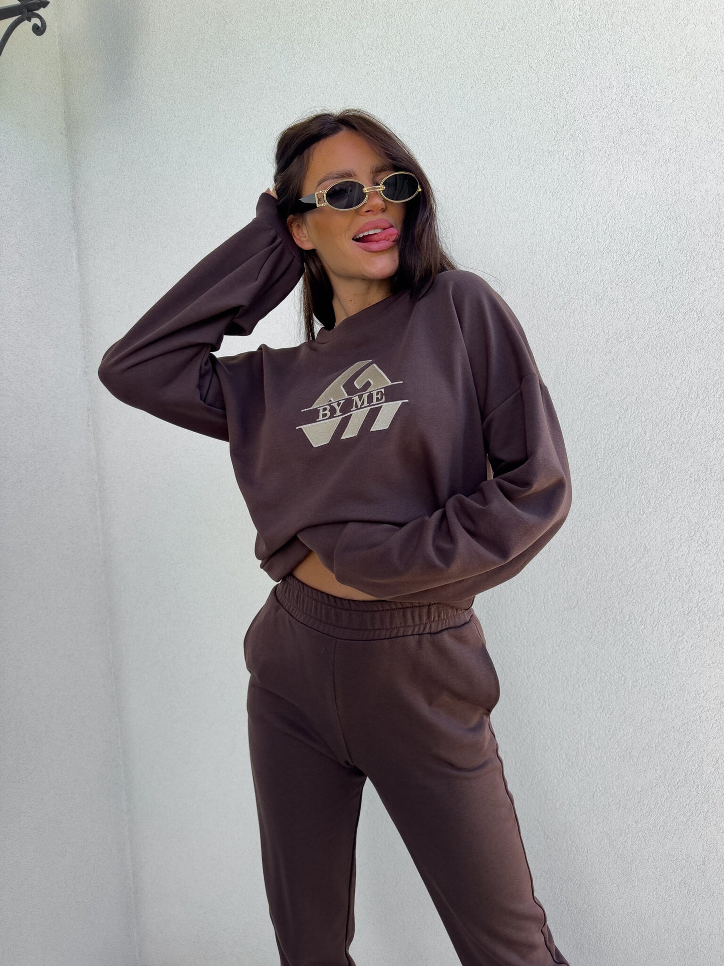 Sweatshirt LUXIT – Schoko