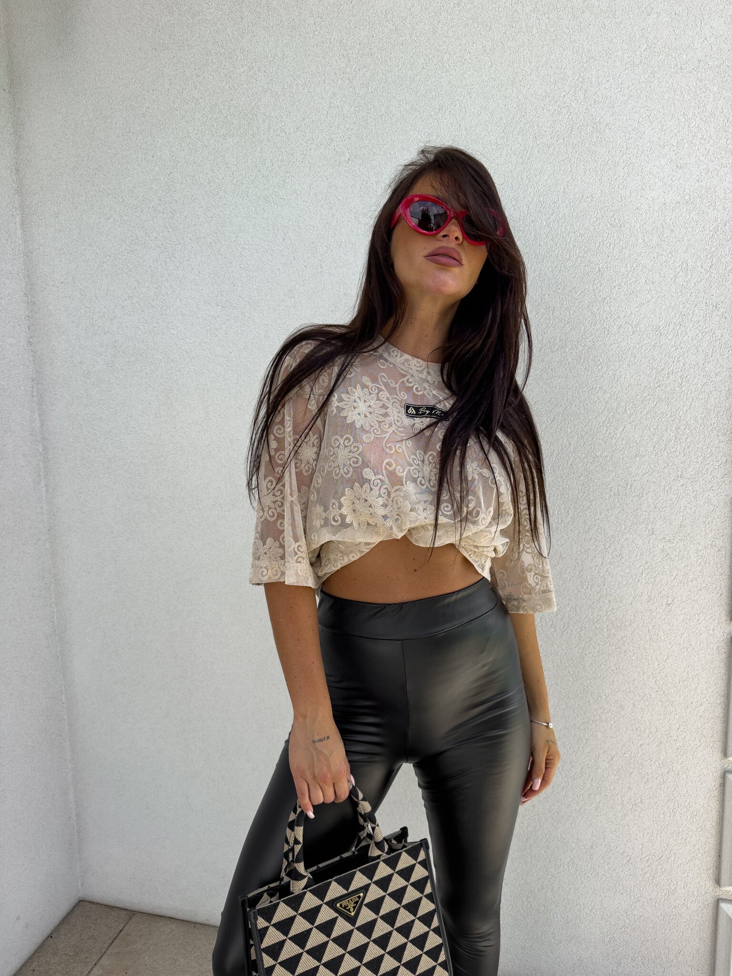Damenbluse MARMARIS II Spitze Sun - Hellbeige