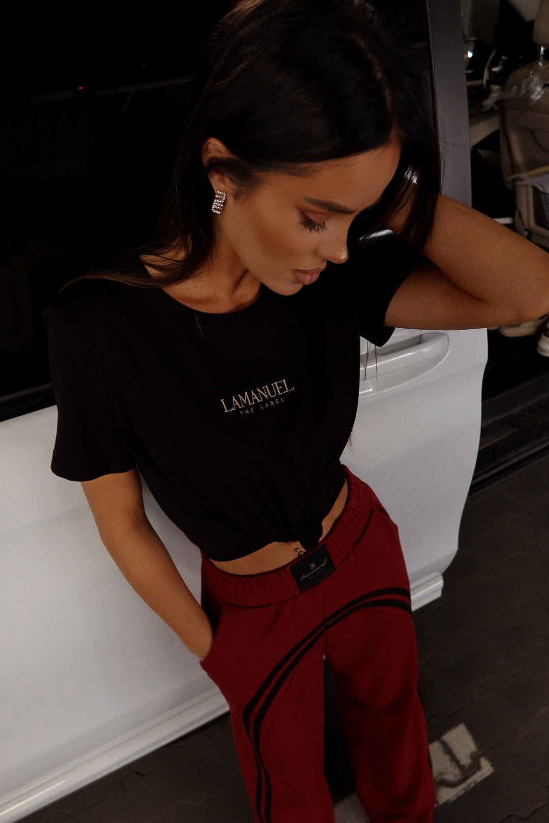 Hose MIRAGE bordeaux