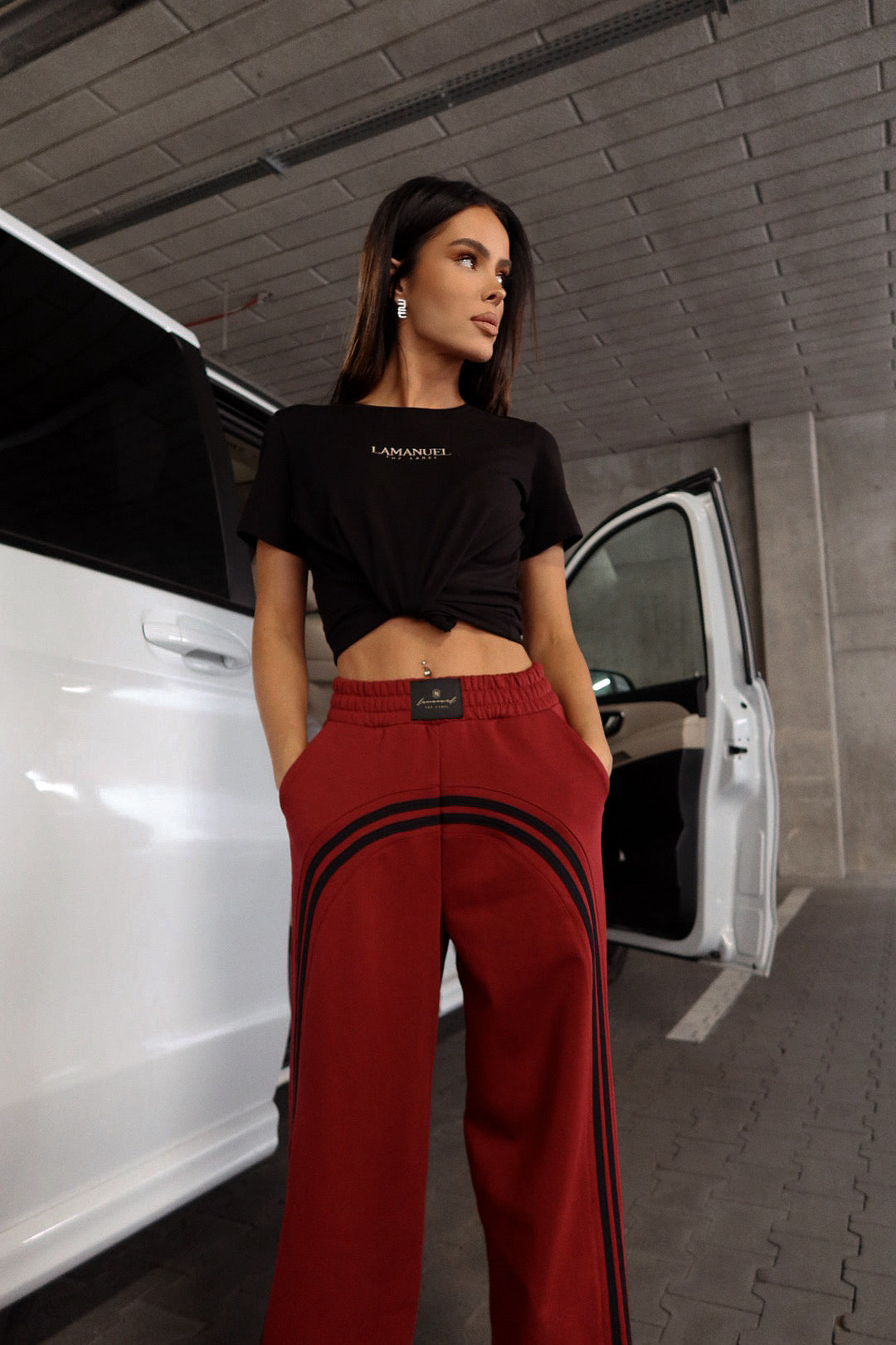 Hose MIRAGE bordeaux