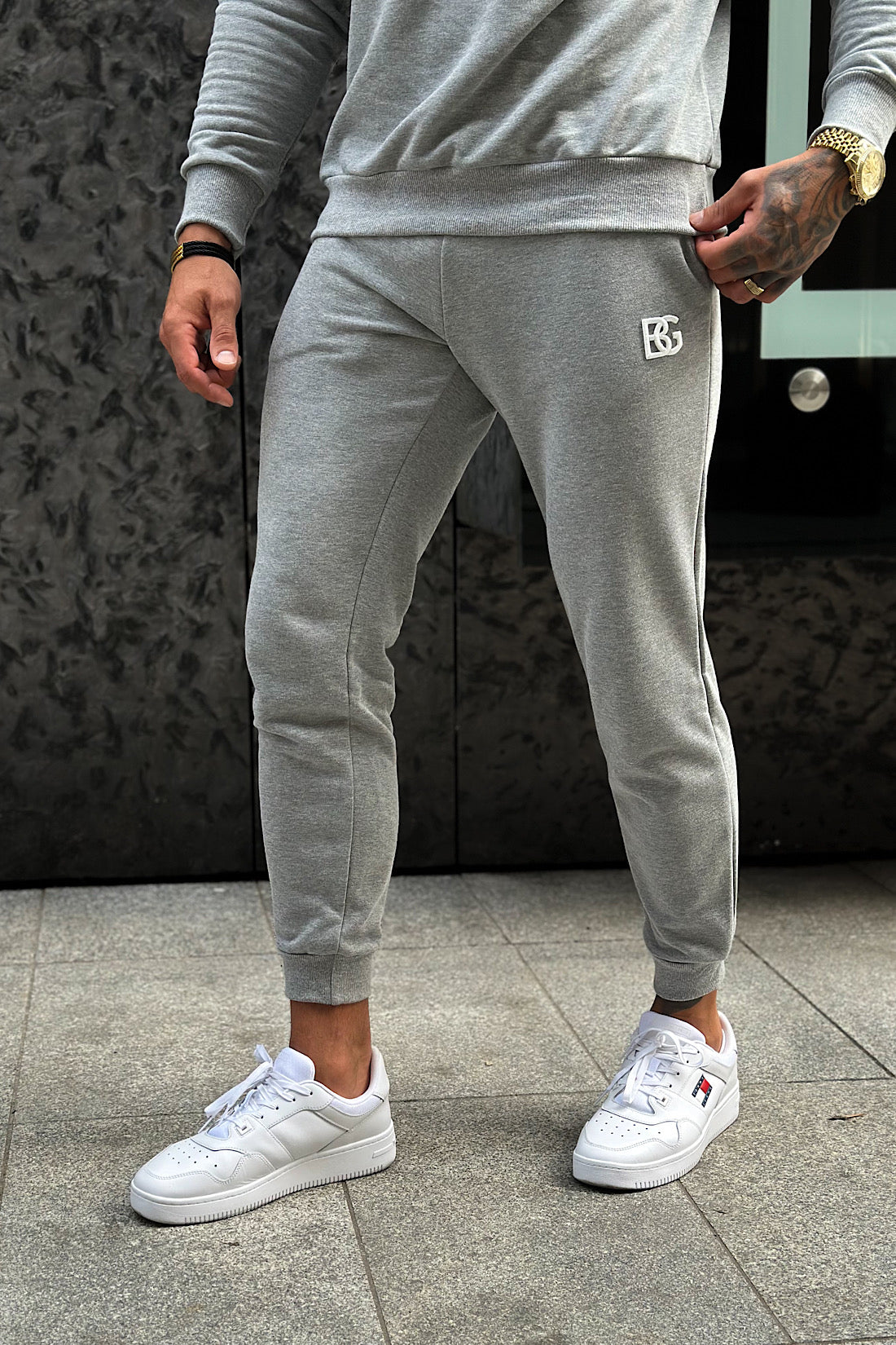 HERRENHOSE BG BRAND | GRAU