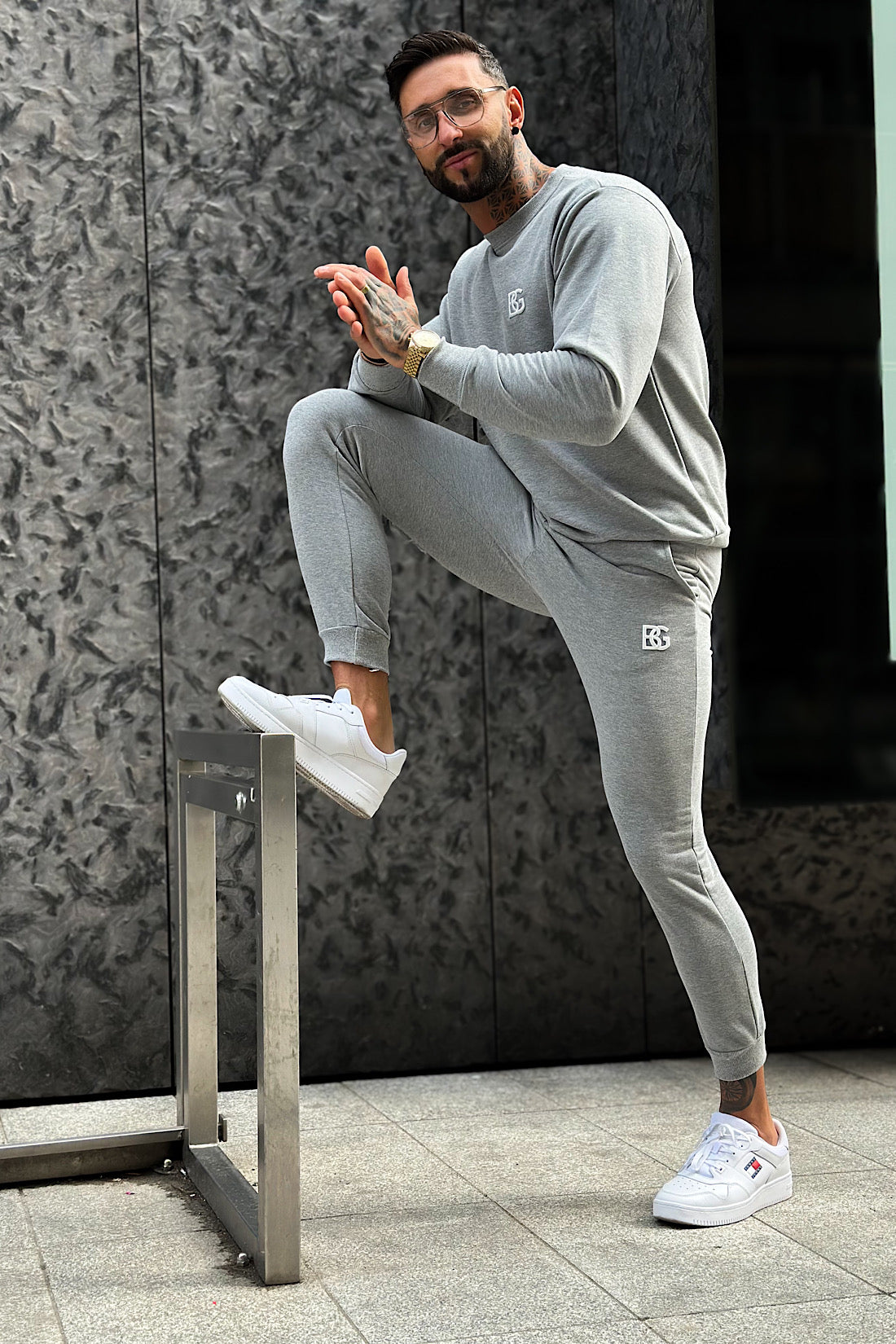 HERRENHOSE BG BRAND | GRAU