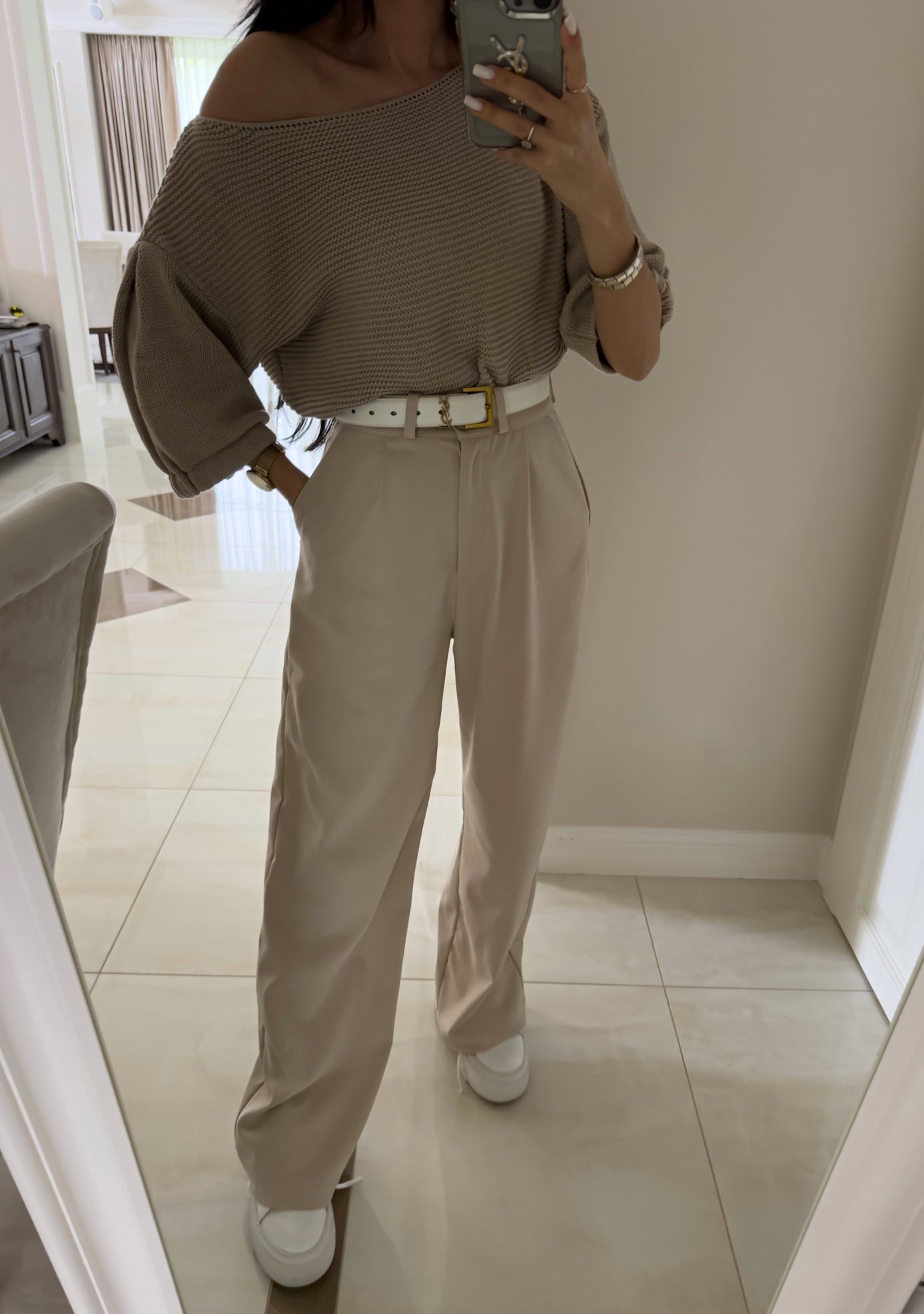 PULLOVER BONITO – beige