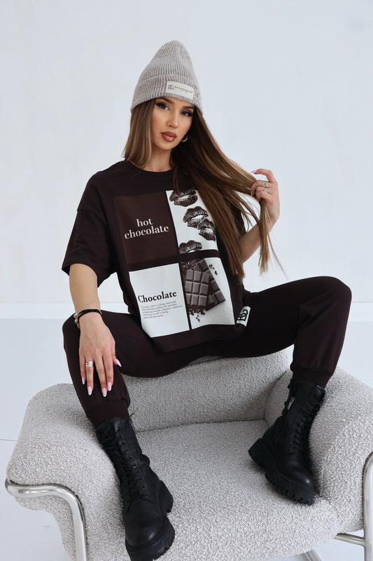T-SHIRT BG CHOCO | SCHOKOBRAUN