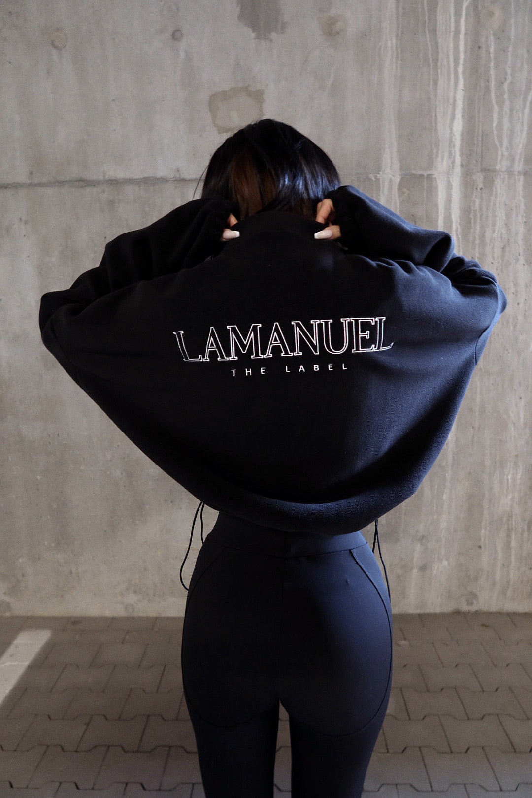 Sweatshirt WARM UP schwarz