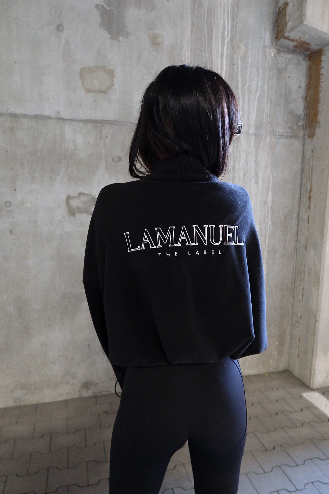 Sweatshirt WARM UP schwarz