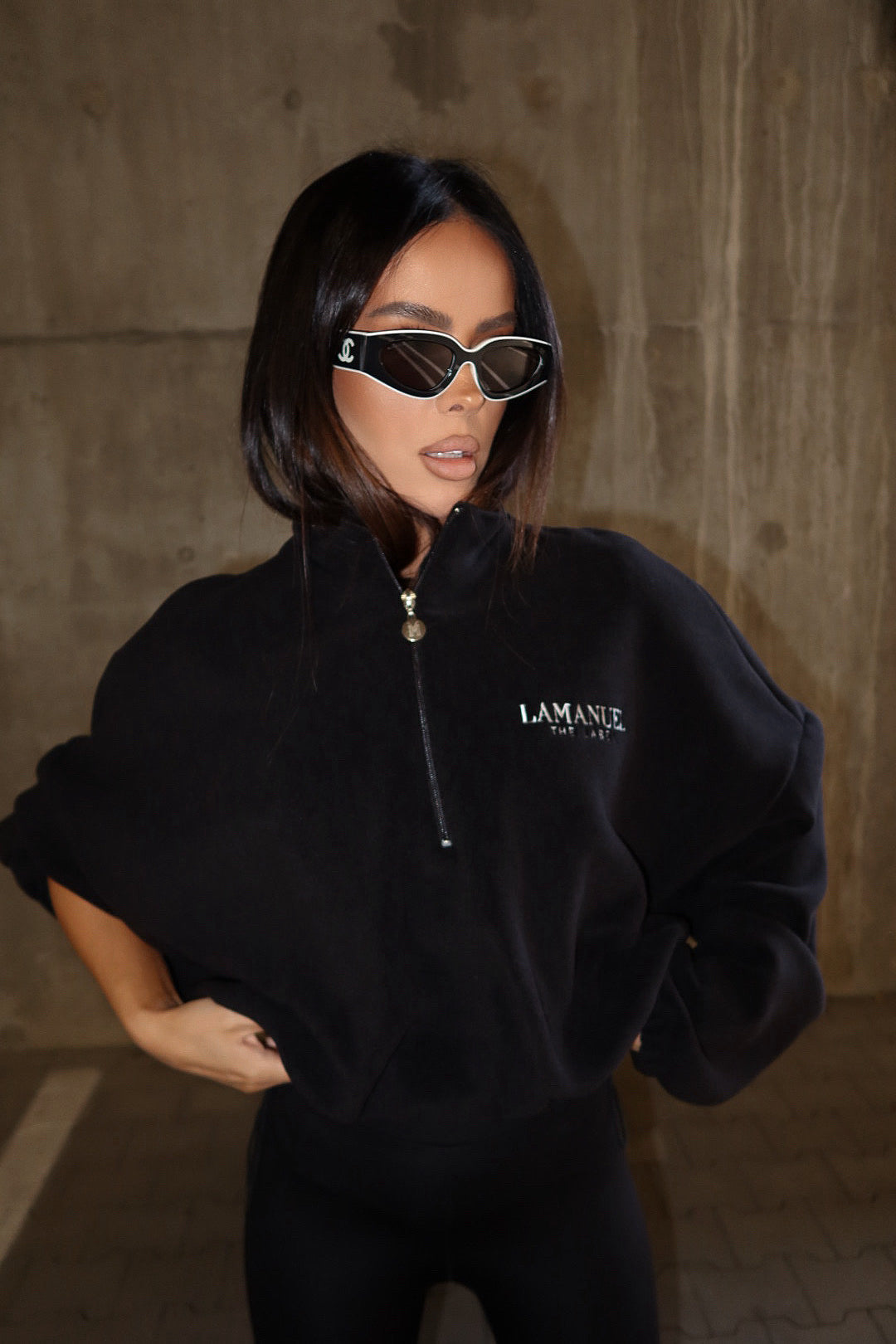 Sweatshirt WARM UP schwarz