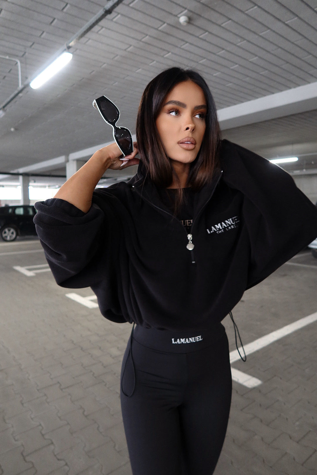 Sweatshirt WARM UP schwarz