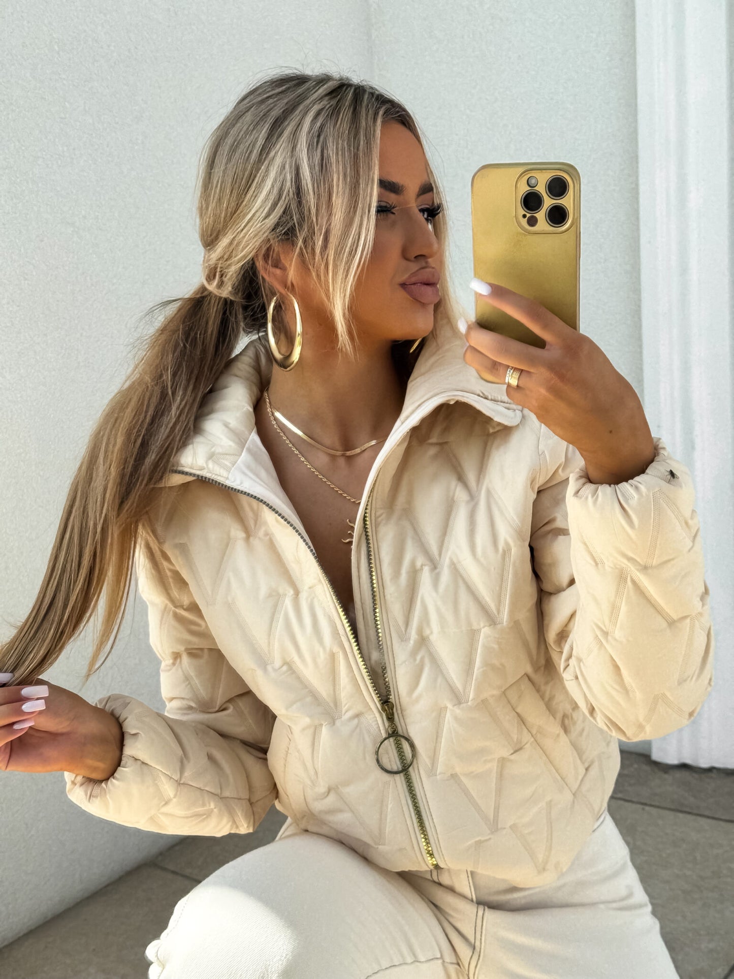 Jacke VESTE – beige