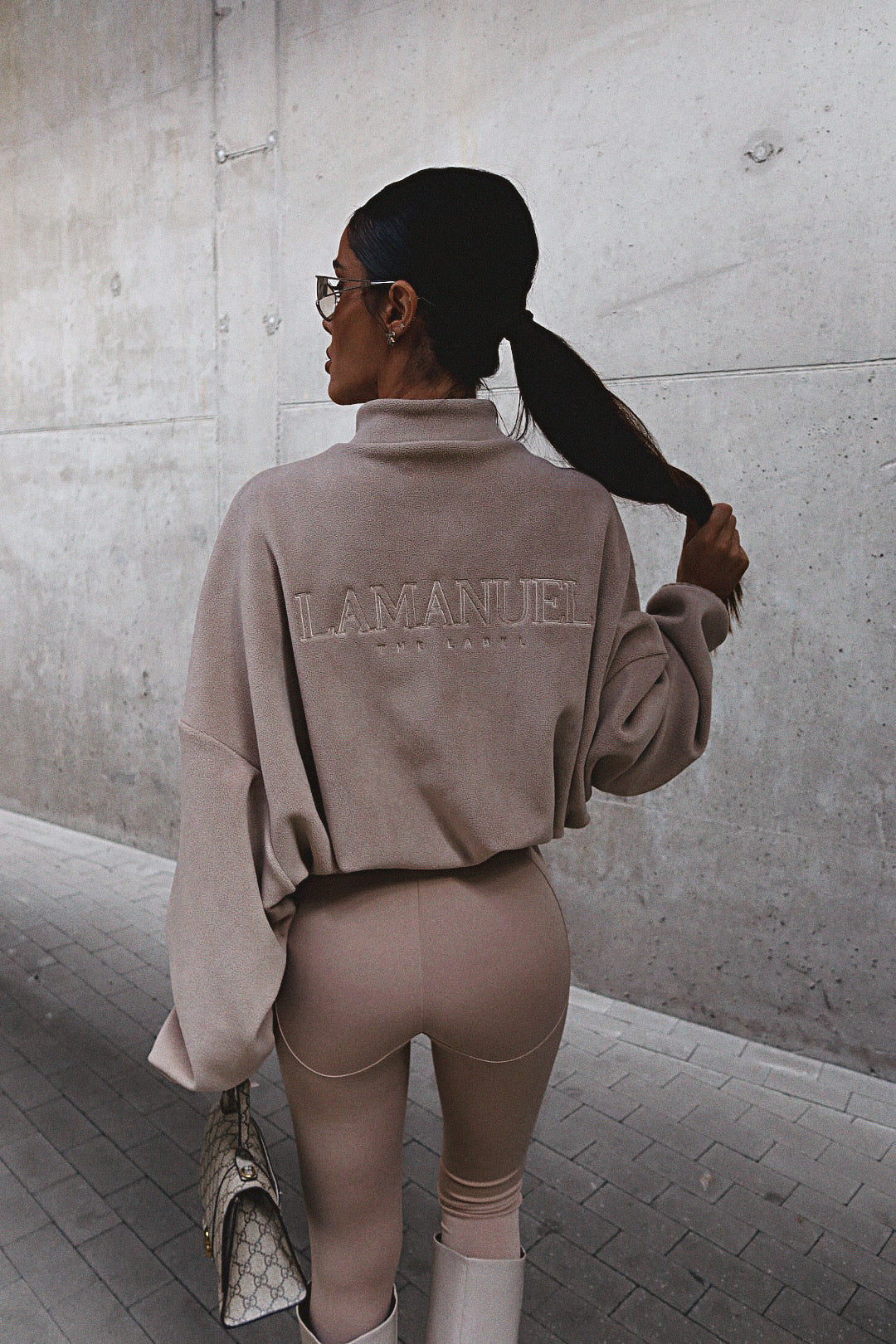 Sweatshirt WARM UP taupe