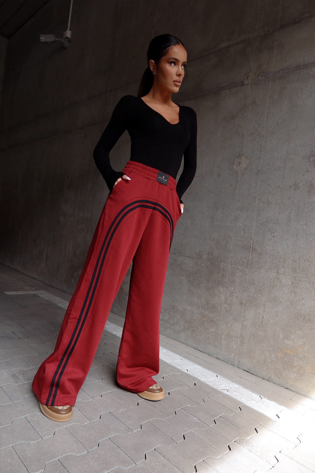 Hose MIRAGE bordeaux