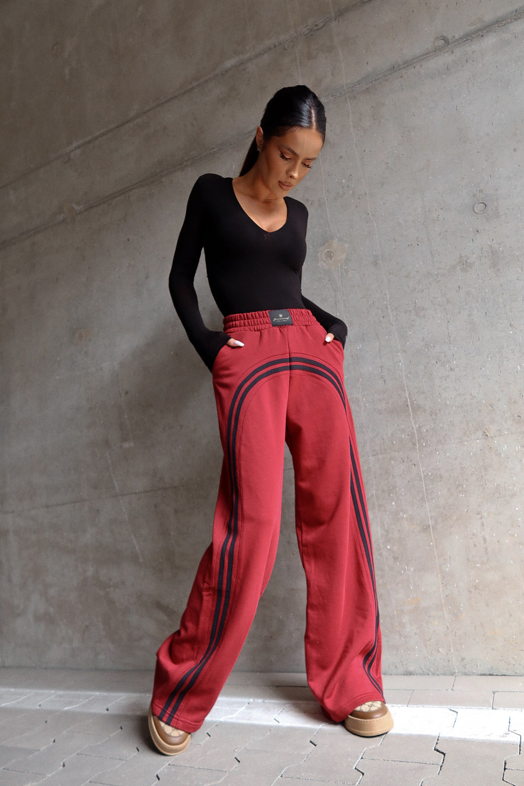 Hose MIRAGE bordeaux