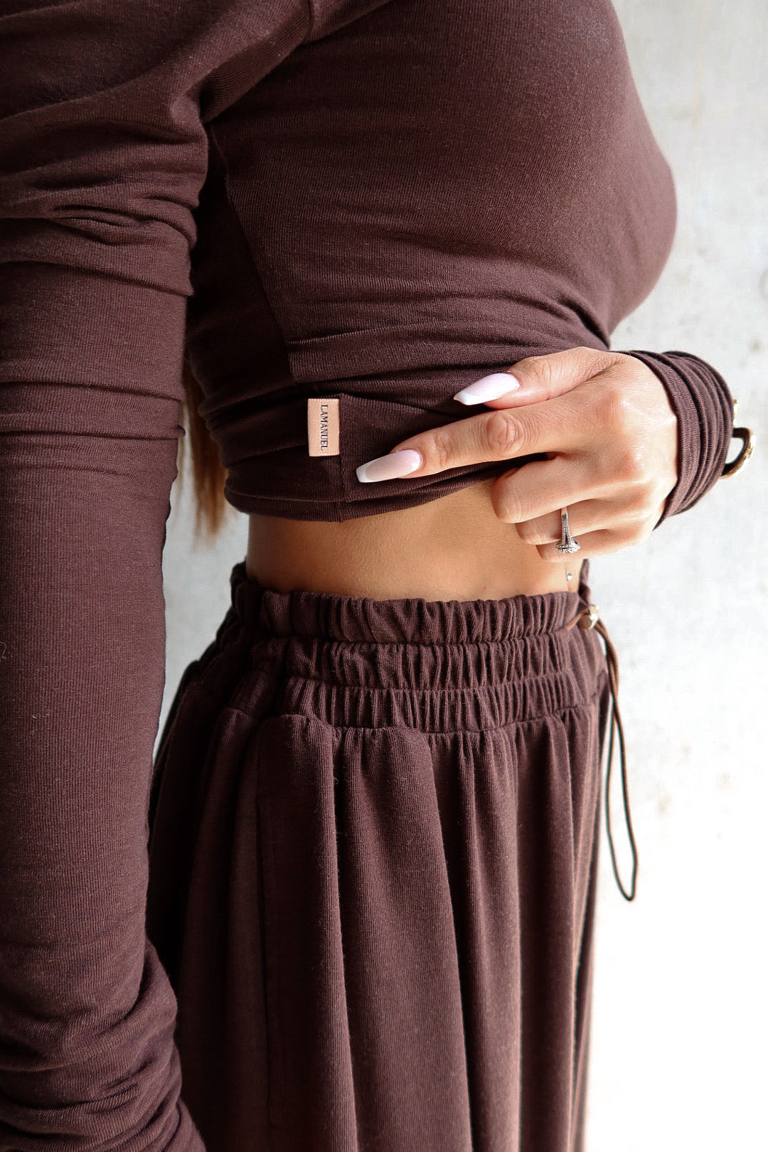 Hose SLOUCHIE braun