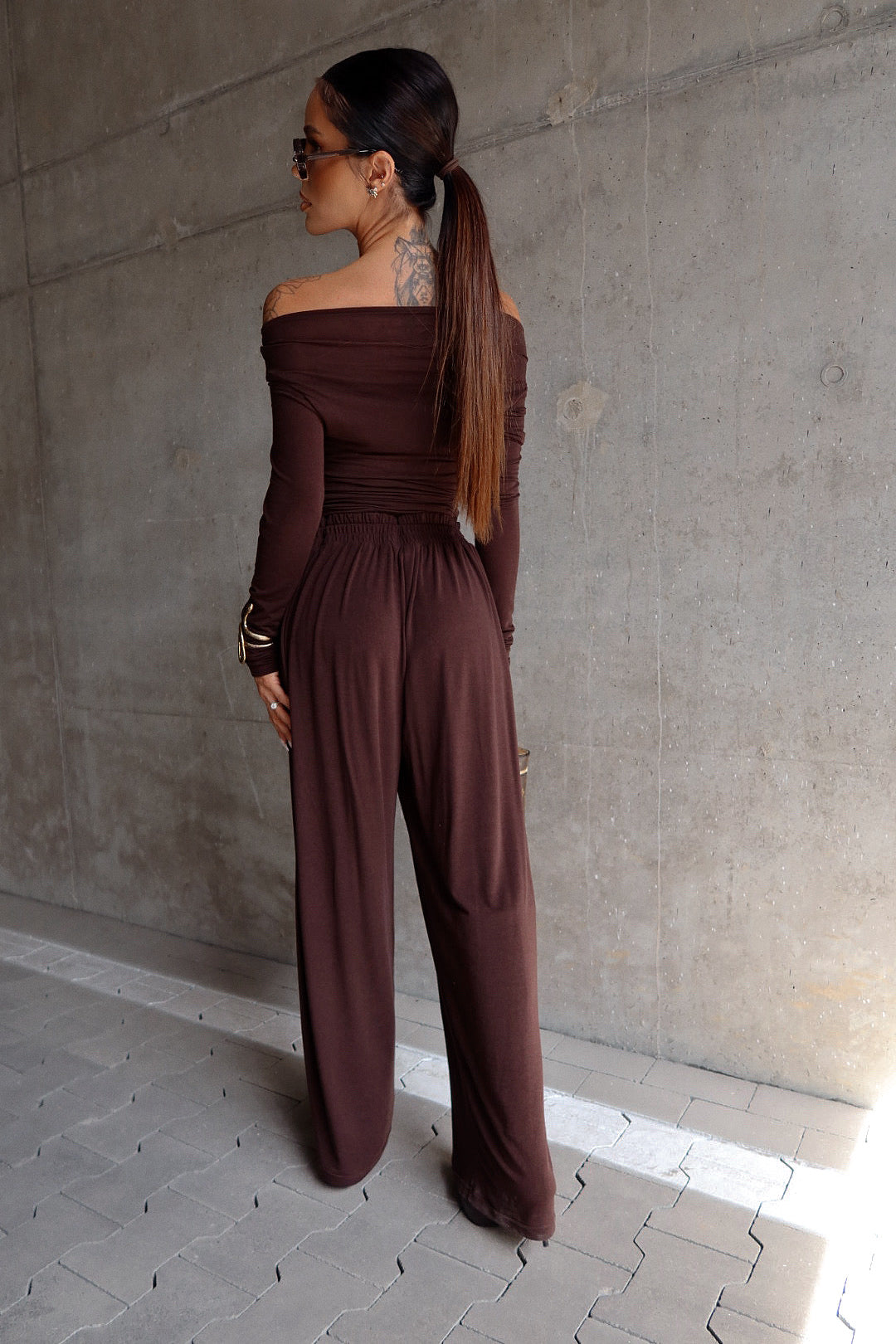 Hose SLOUCHIE braun
