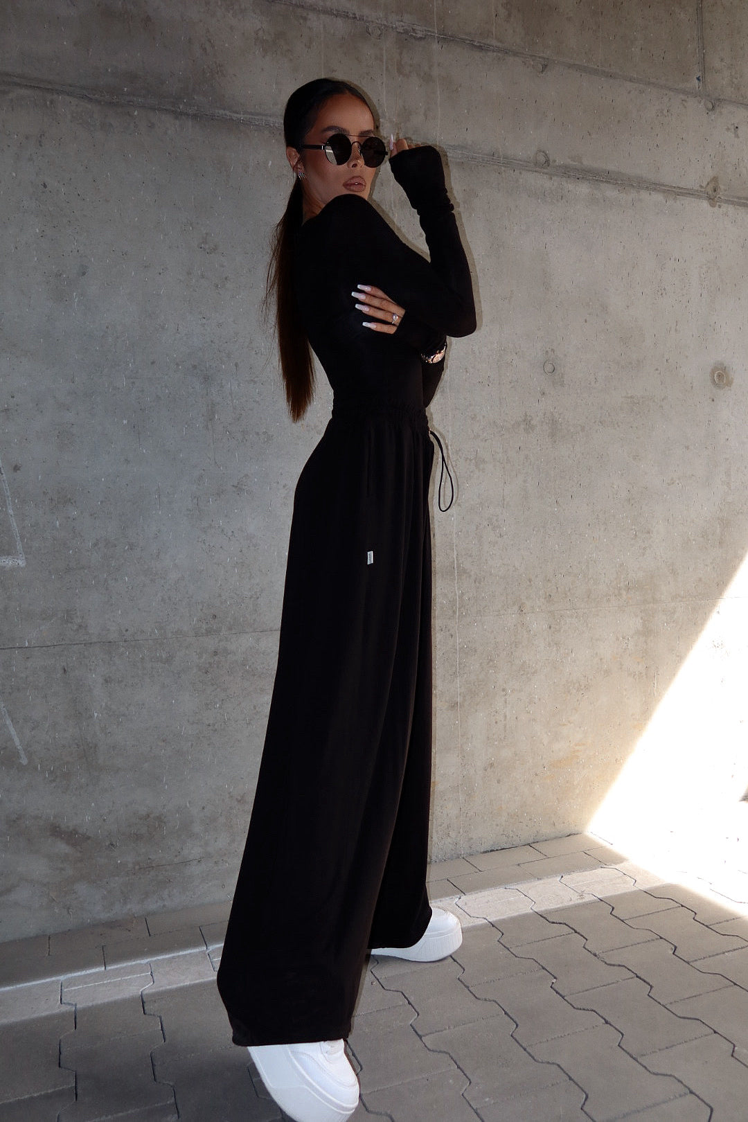Hose SLOUCHIE schwarz