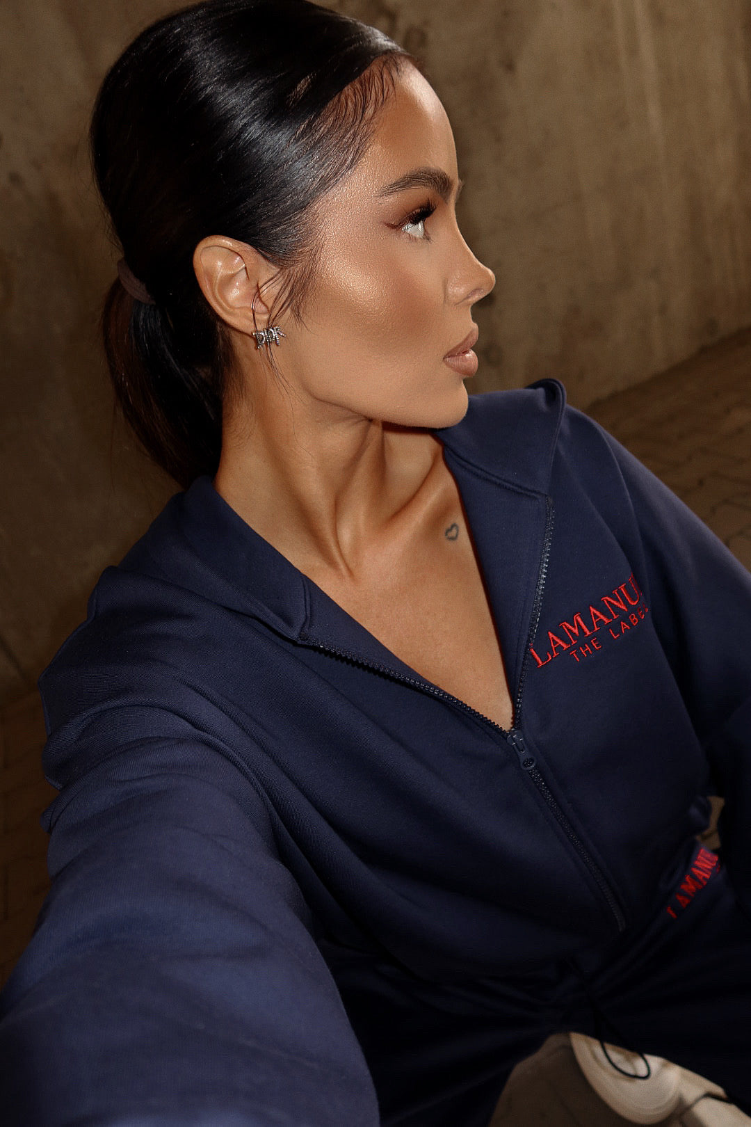 Sweatshirt BASIC dunkelblau