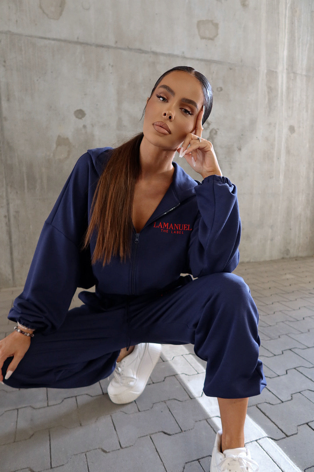 Sweatshirt BASIC dunkelblau
