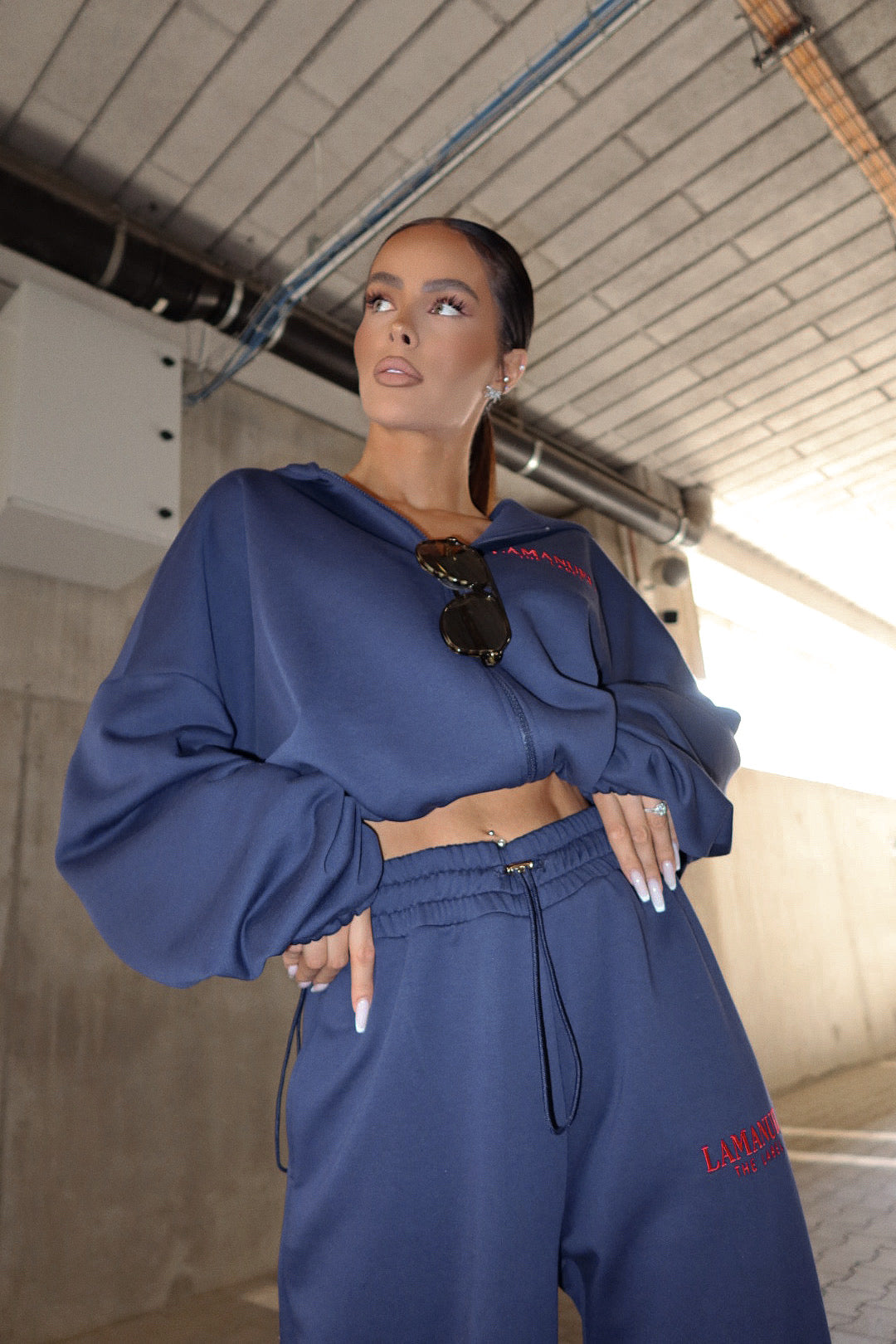 Sweatshirt BASIC dunkelblau
