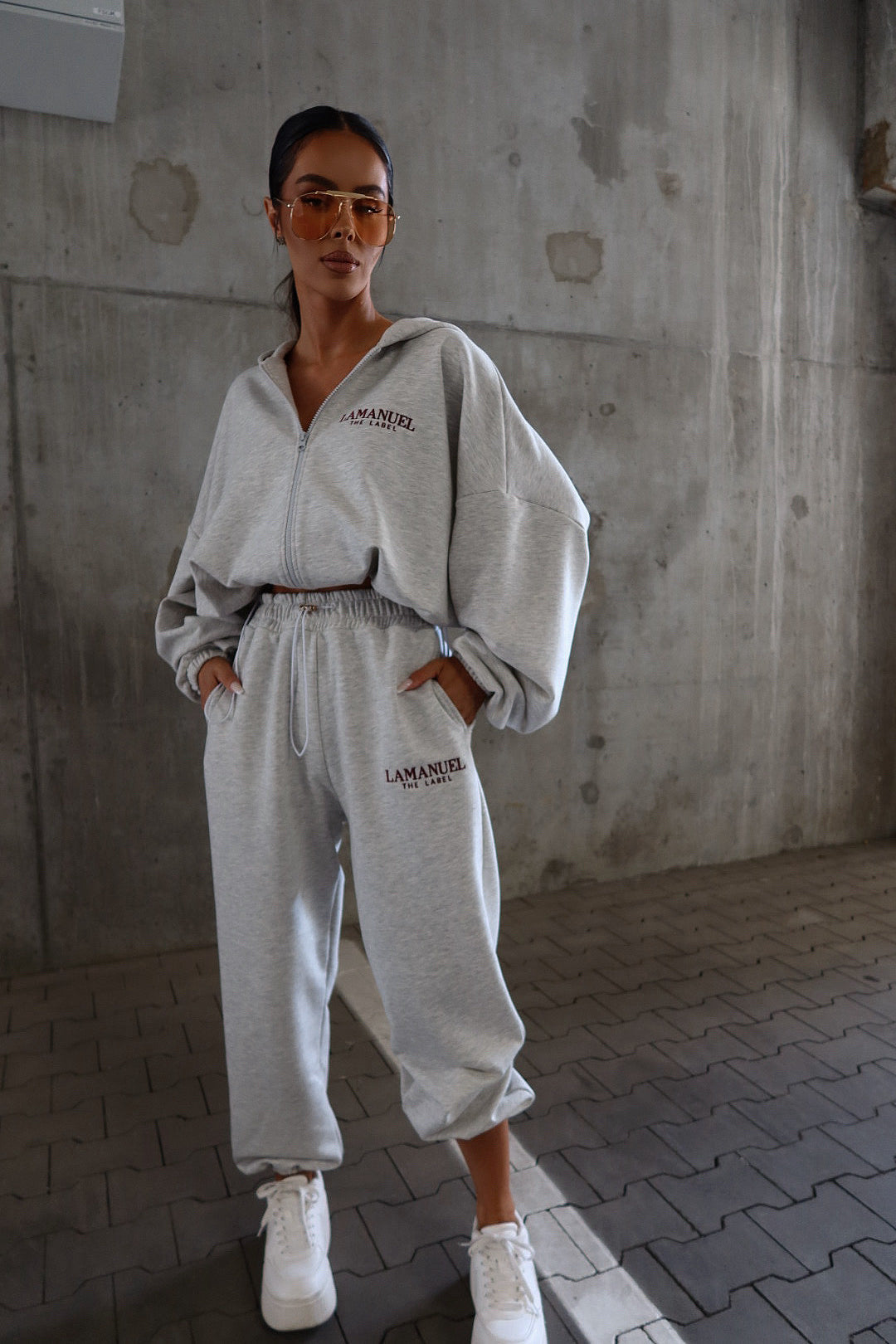 Sweatshirt BASIC grau