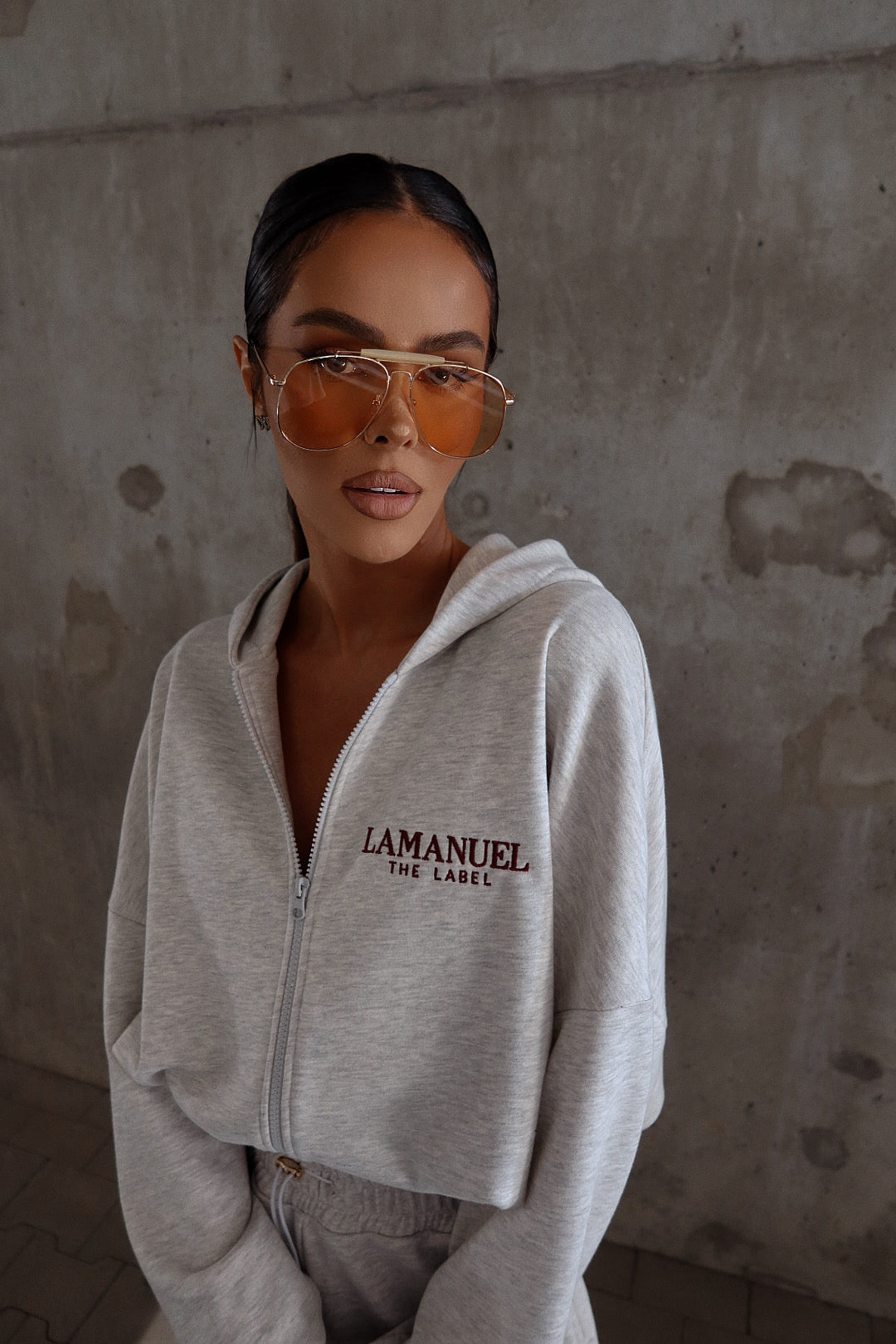 Sweatshirt BASIC grau