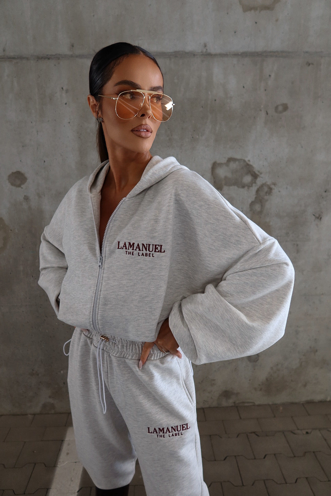 Sweatshirt BASIC grau