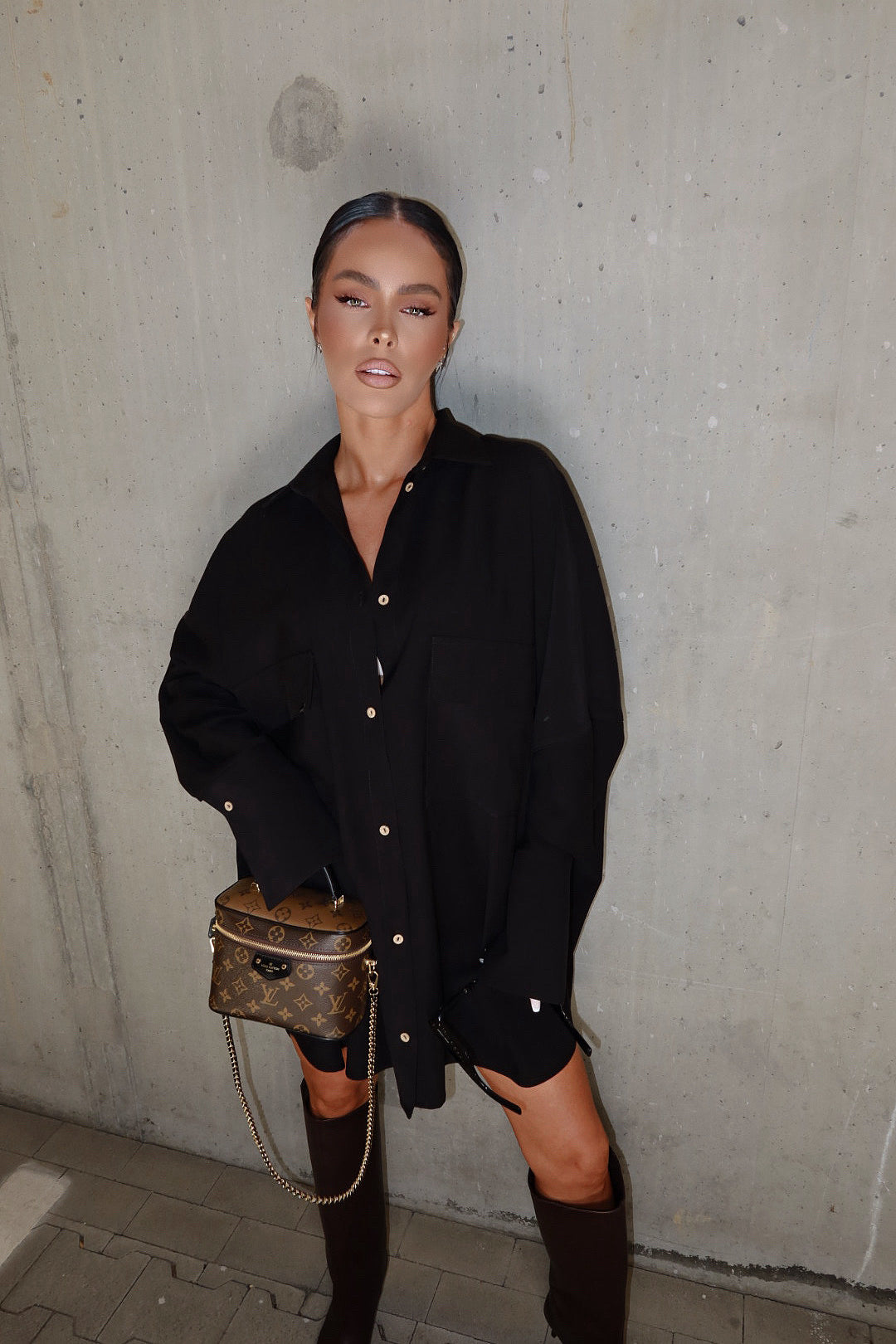 Damenbluse CAREER schwarz