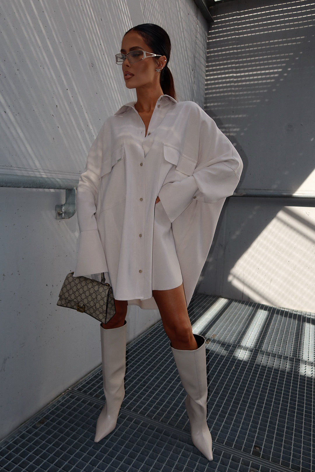 Damenbluse CAREER beige