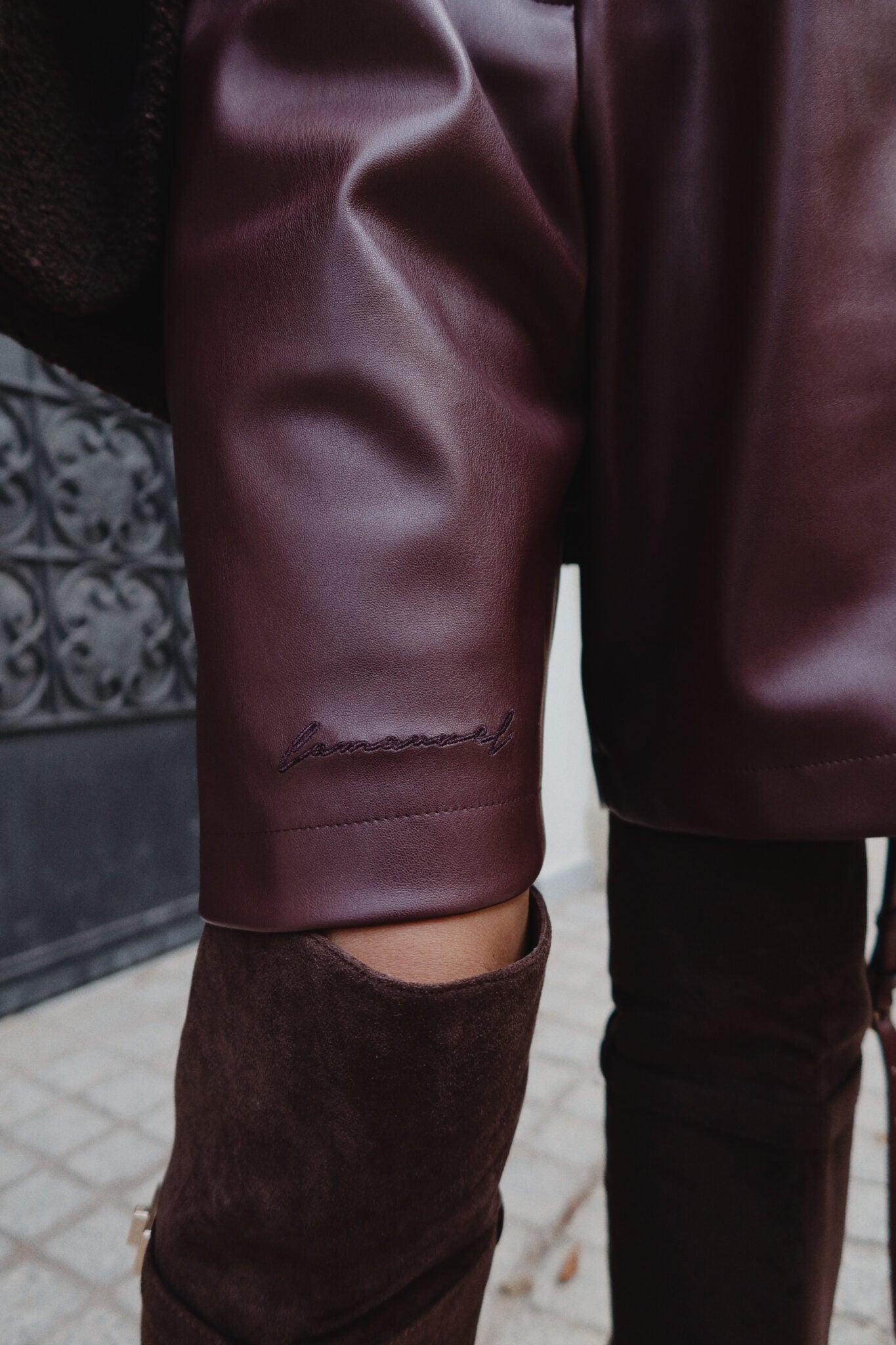 Shorts GLEAM bordeaux