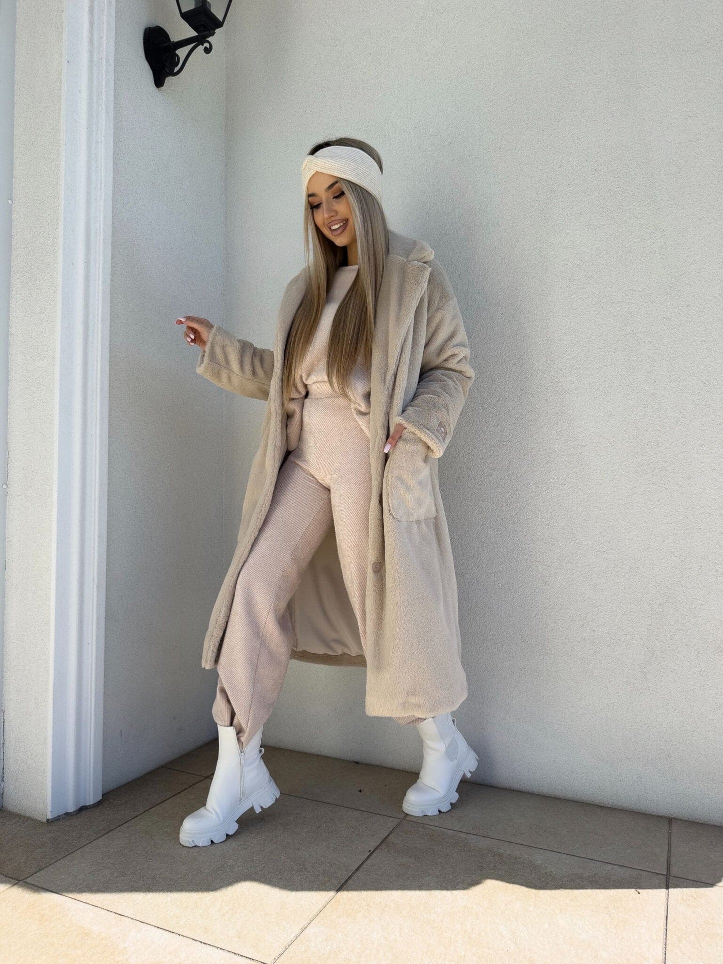 Stirnband CATI - hellbeige