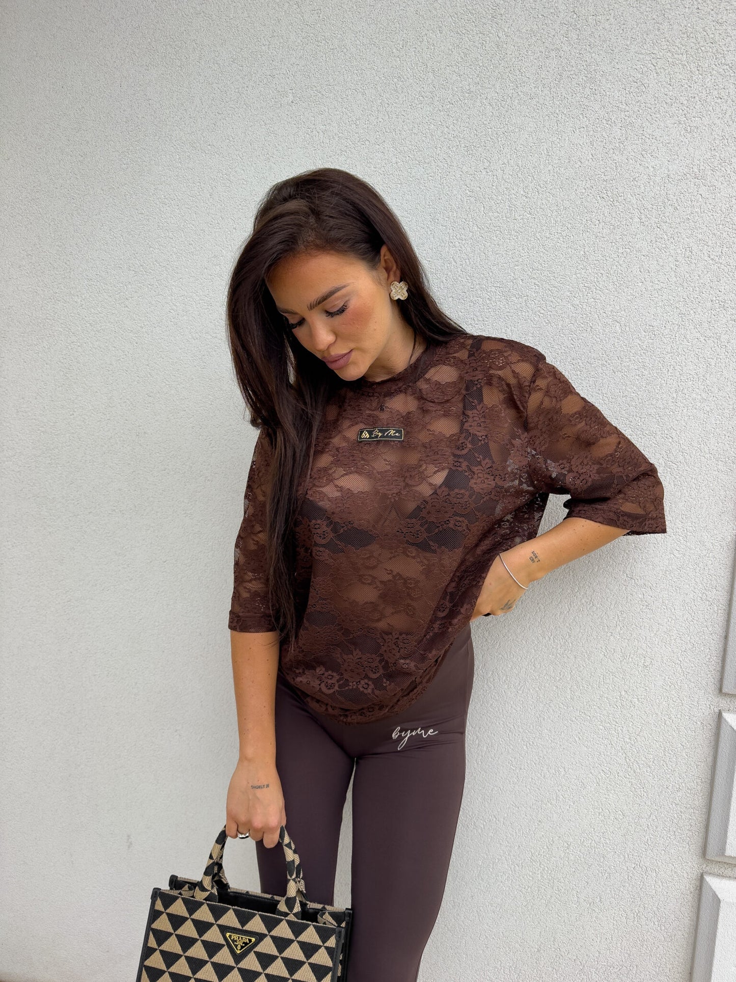 Bluse MARMARIS II SPITZE new - Schoko