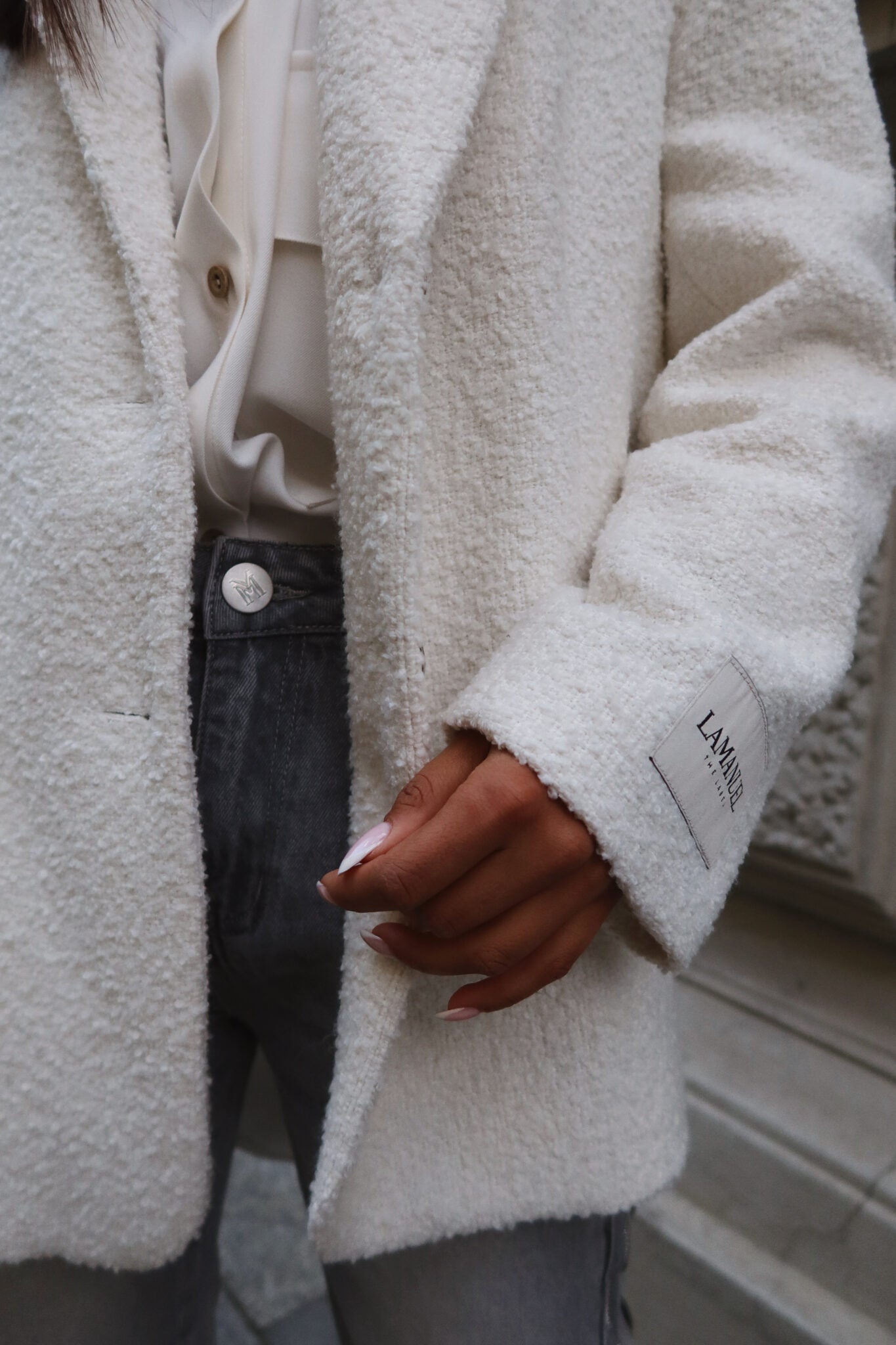 Blazer FEMININE ecru