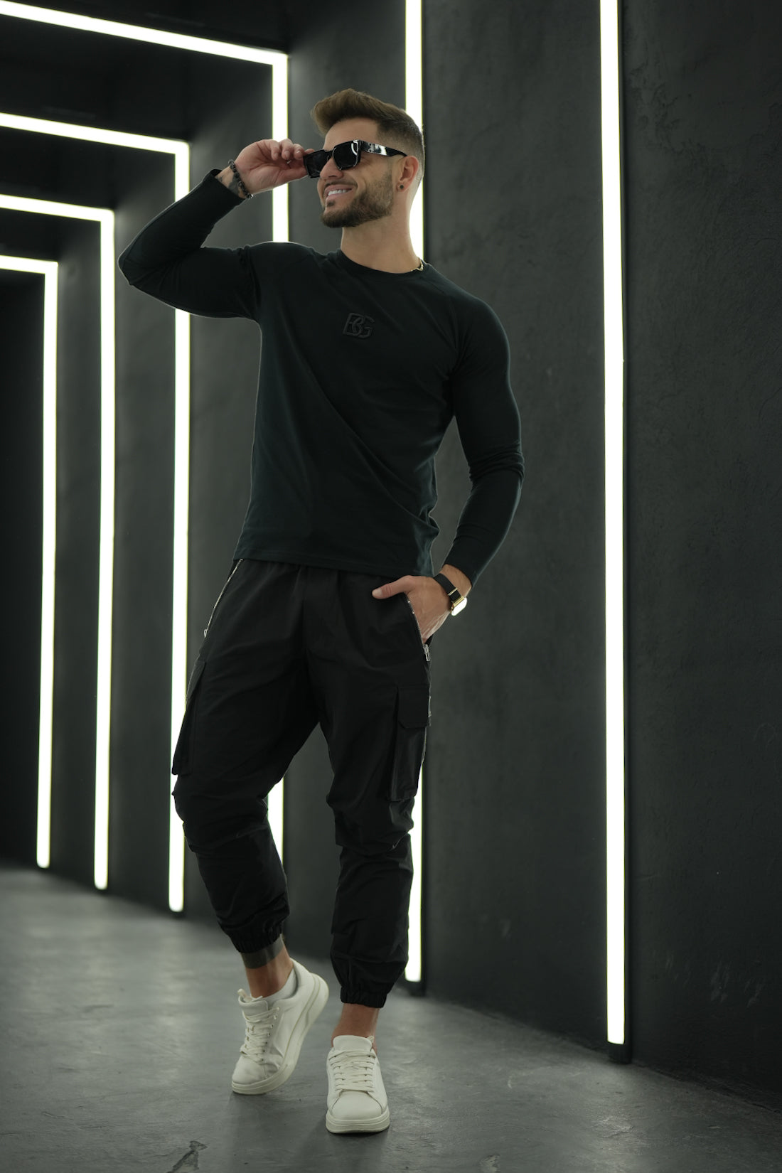 LONGSLEEVE Herren BG TRUST | schwarz