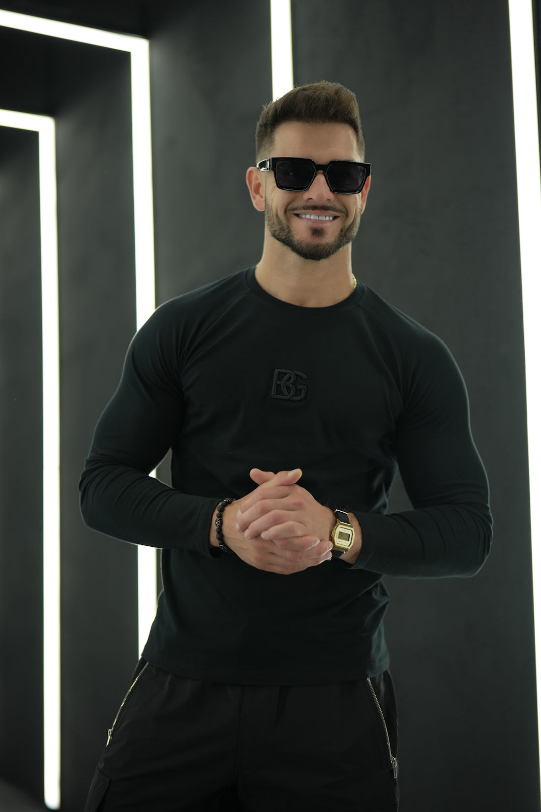 LONGSLEEVE Herren BG TRUST | schwarz