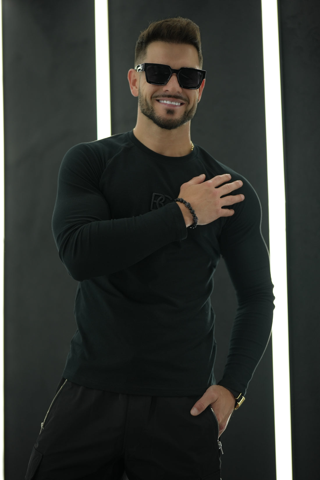 LONGSLEEVE Herren BG TRUST | schwarz