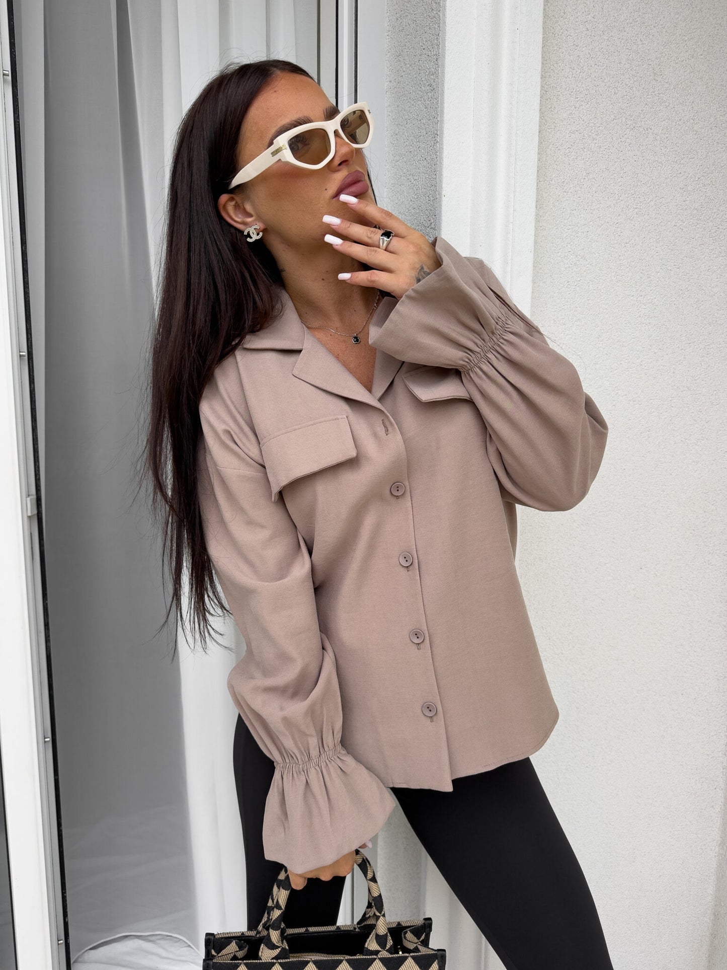 Damenhemd KEILA - beige
