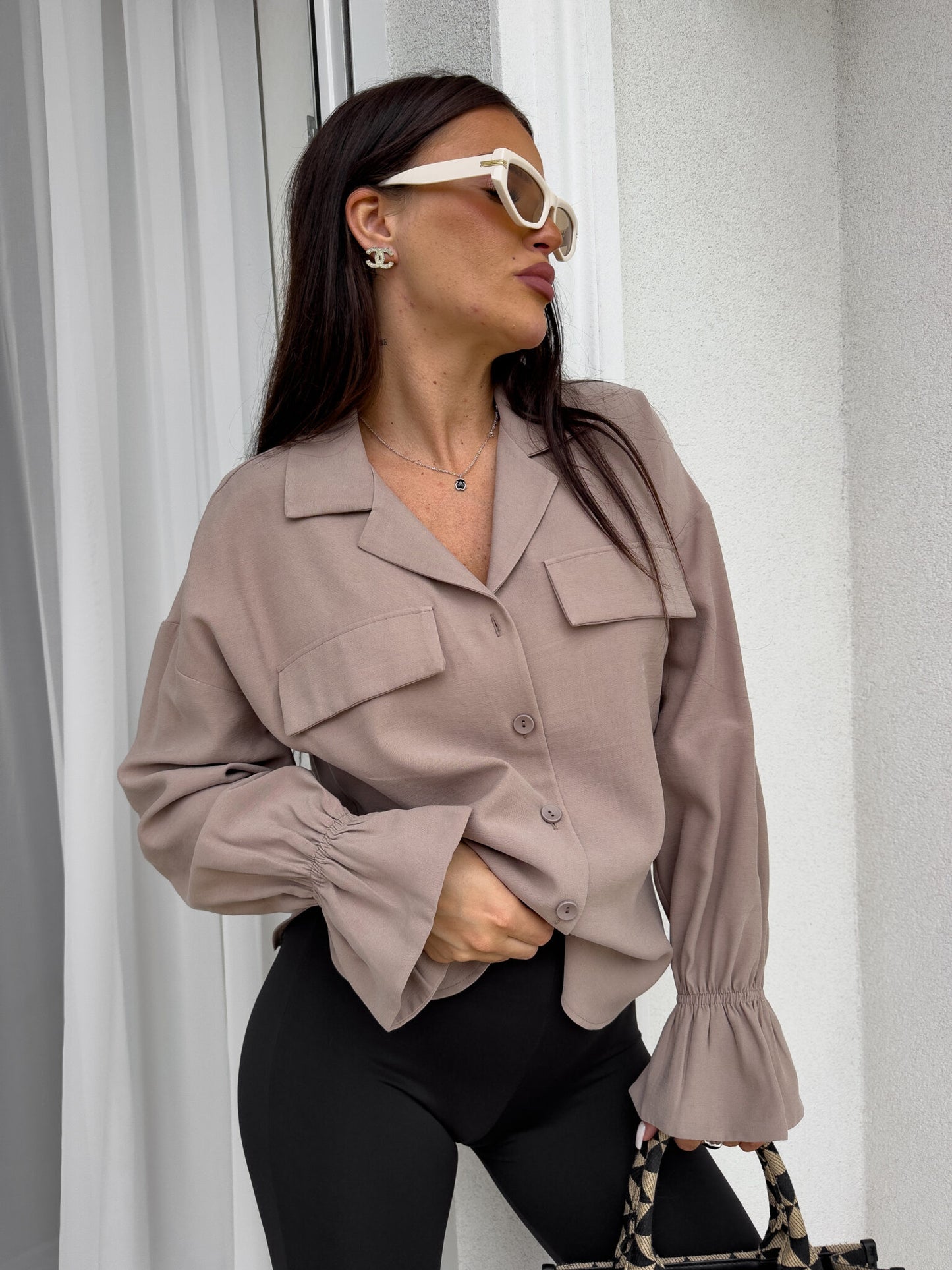 Damenhemd KEILA - beige