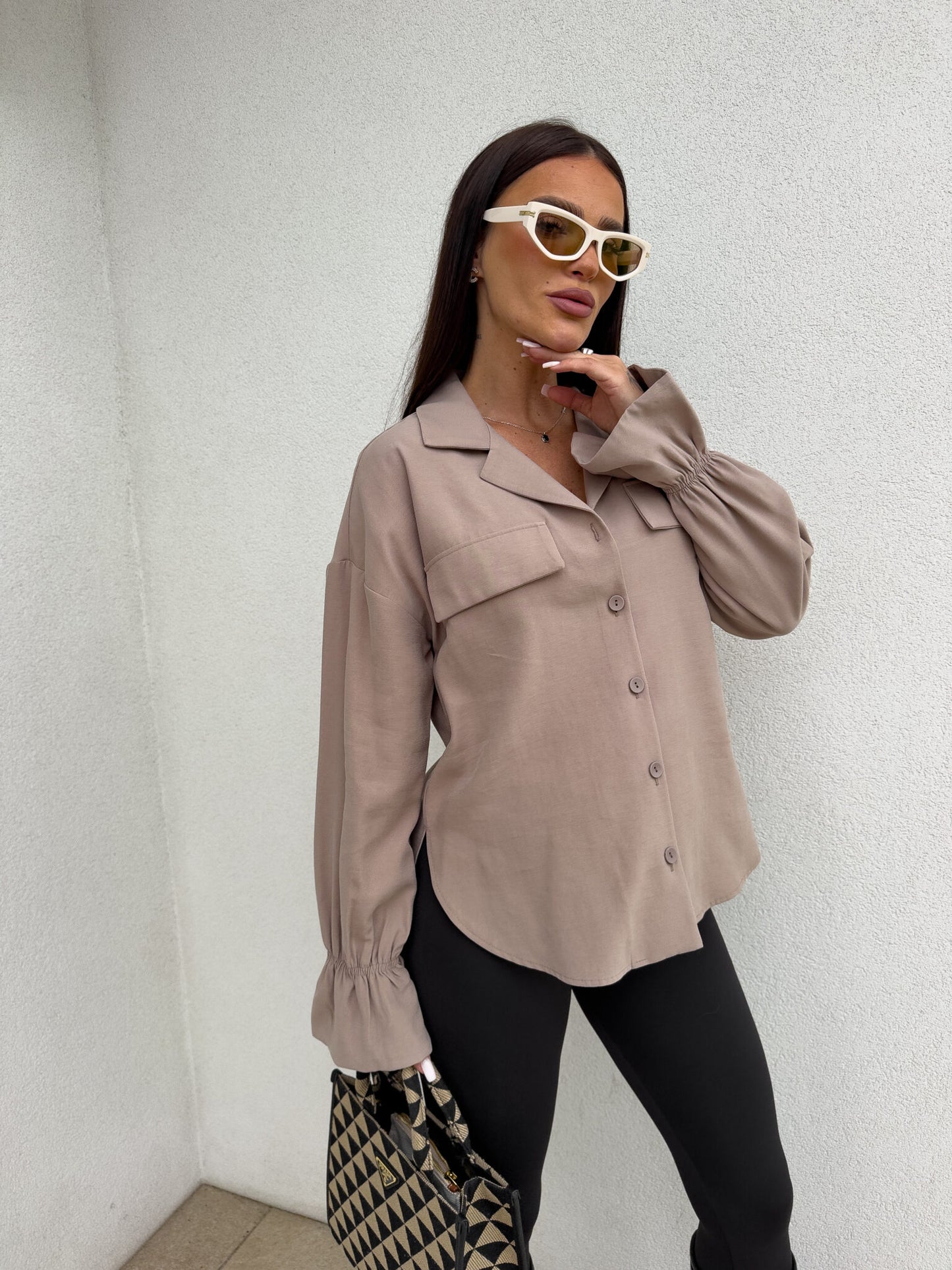 Damenhemd KEILA - beige