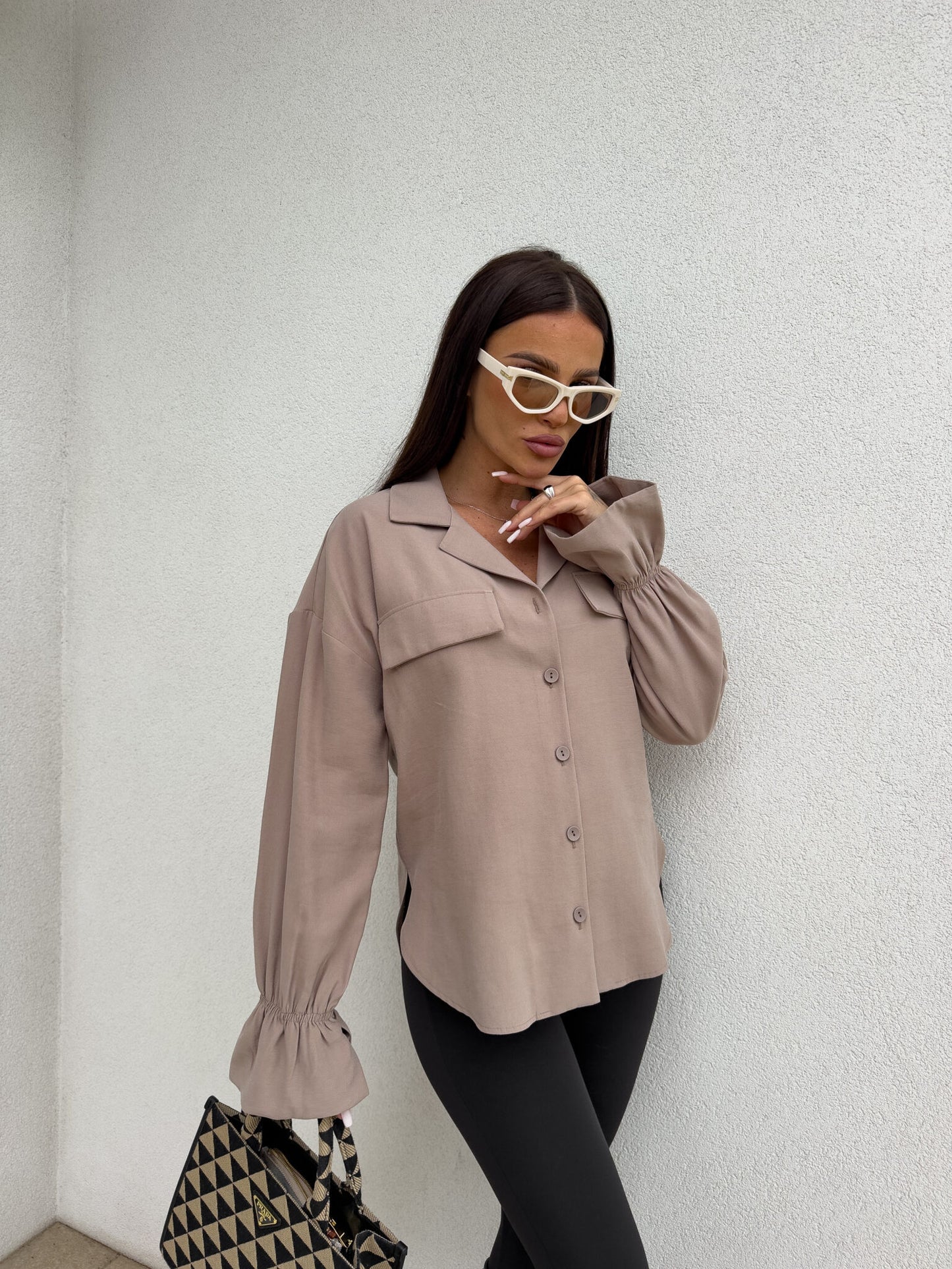 Damenhemd KEILA - beige