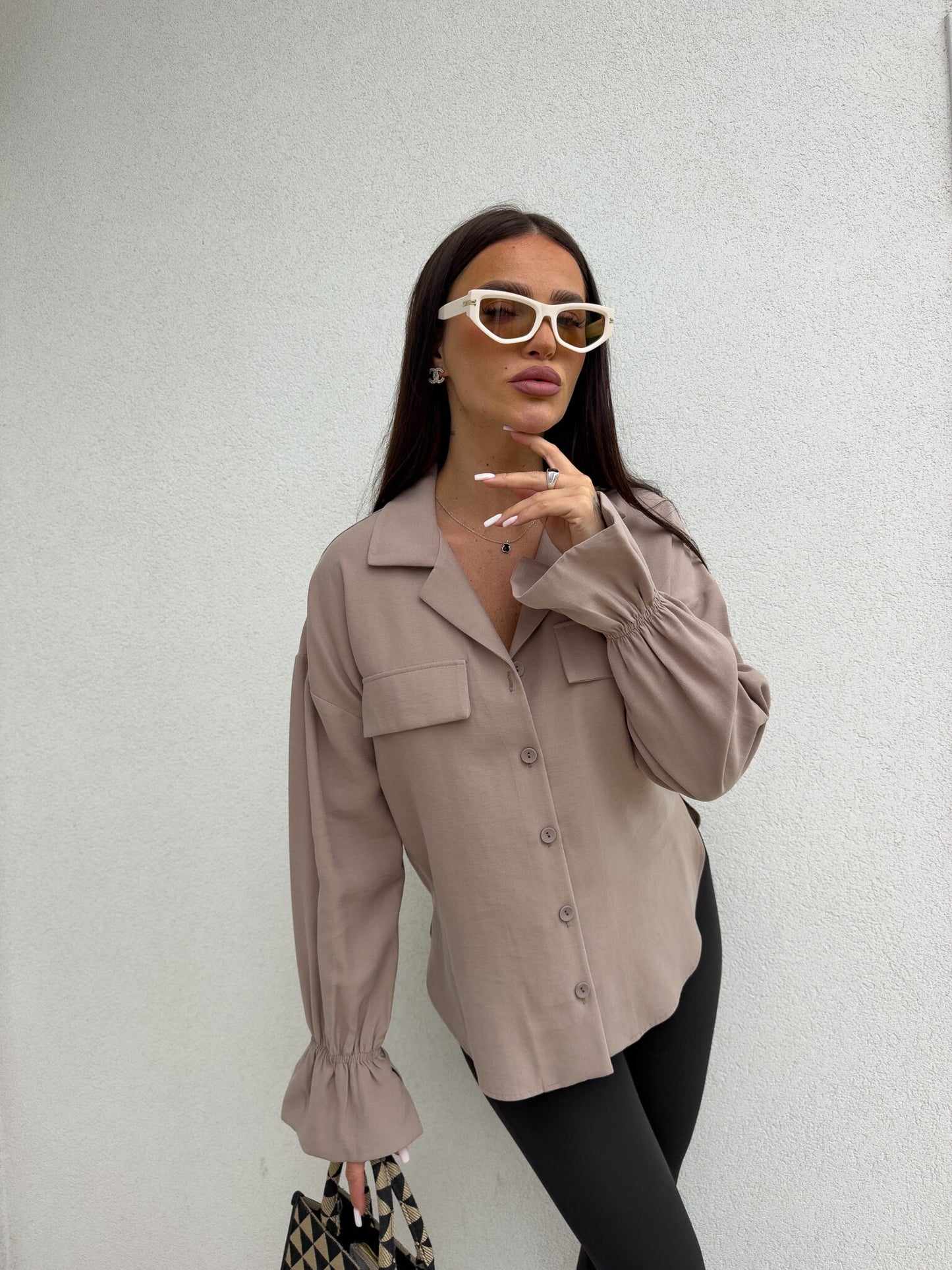 Damenhemd KEILA - beige
