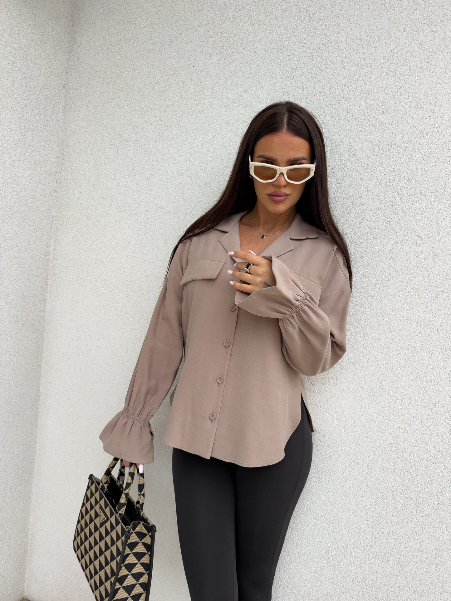 Damenhemd KEILA - beige
