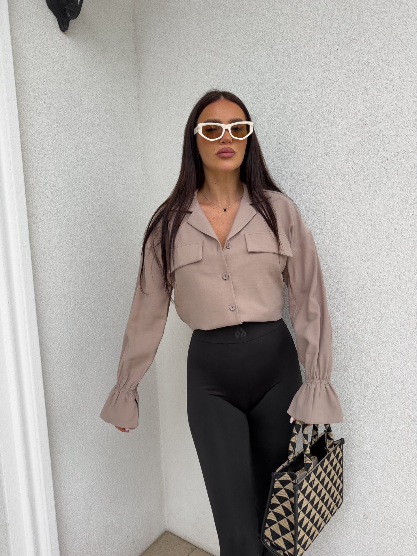 Damenhemd KEILA - beige