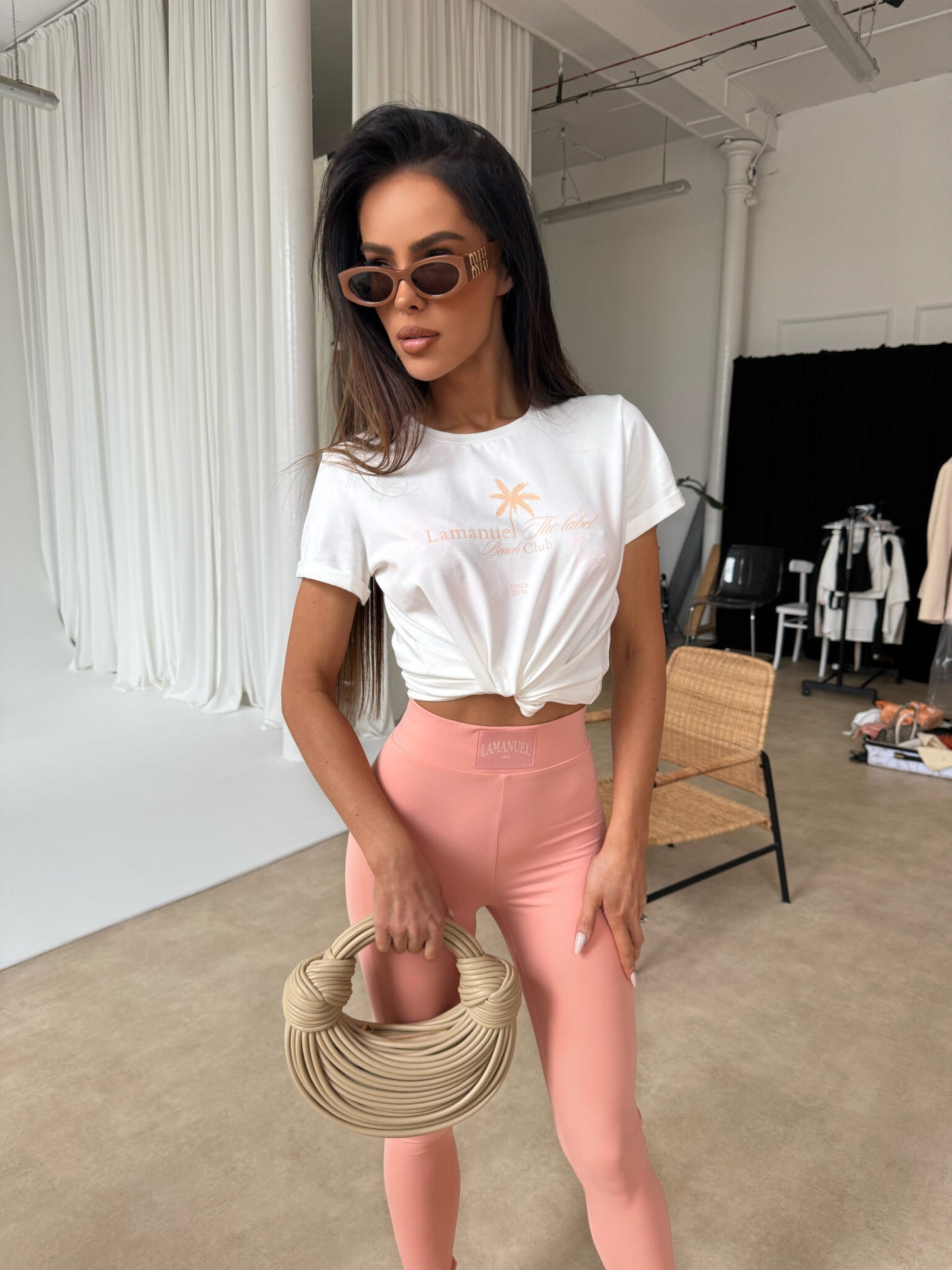 Leggings Truth La Manuel aprikosenfarbe
