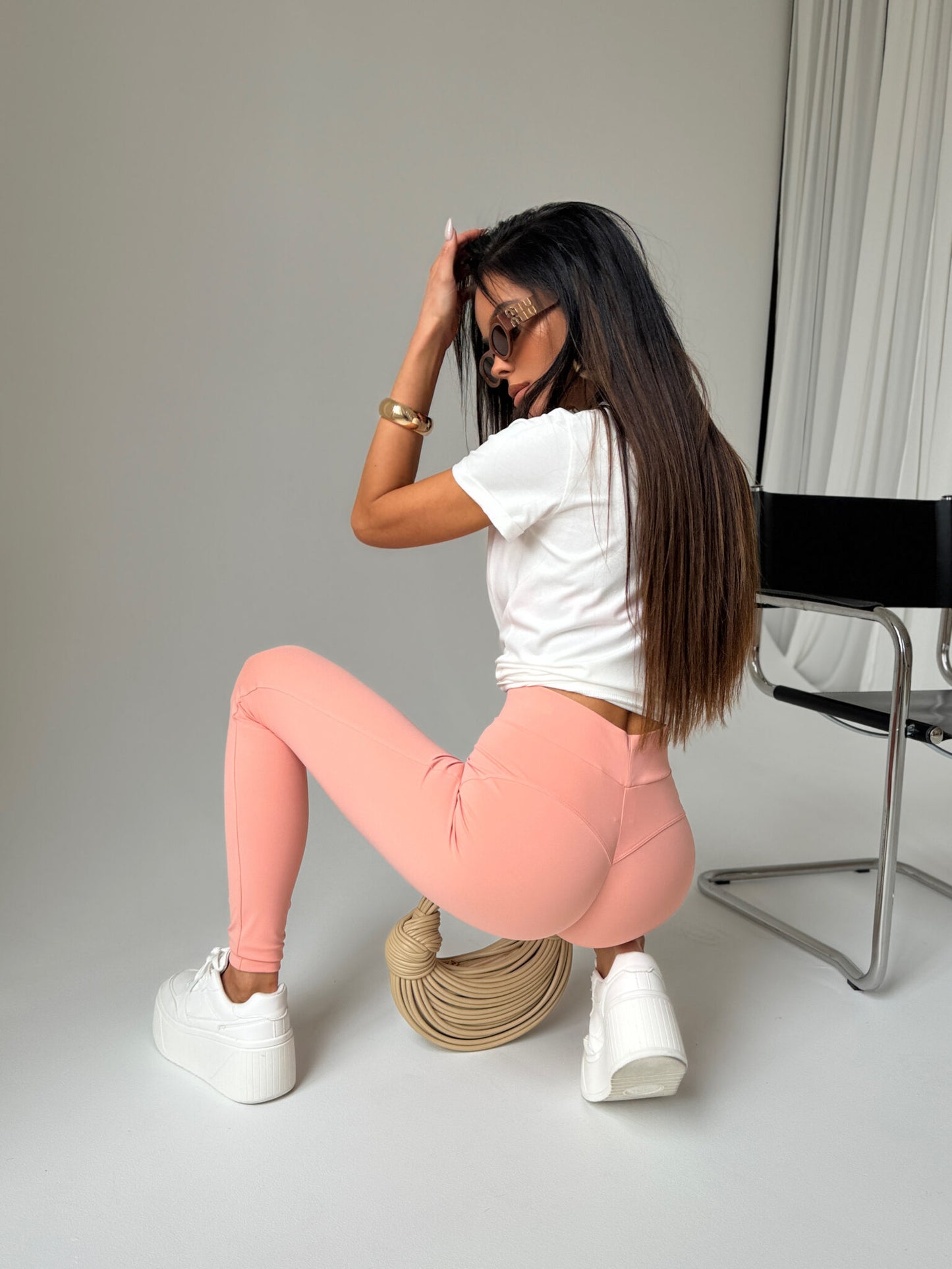 Leggings Truth La Manuel aprikosenfarbe