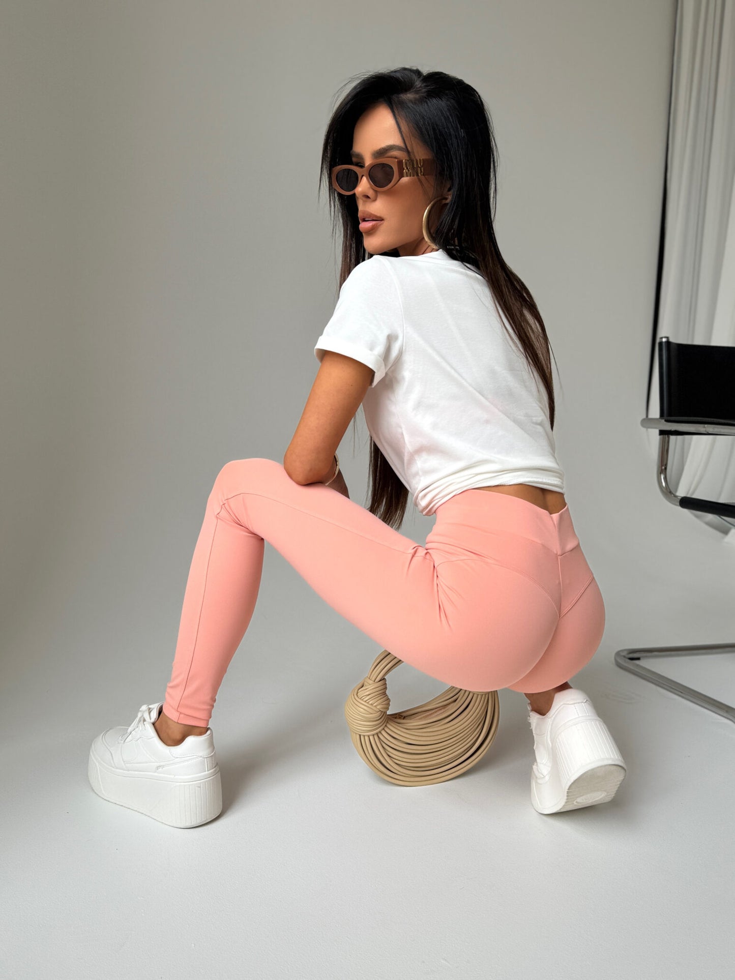 Leggings Truth La Manuel aprikosenfarbe