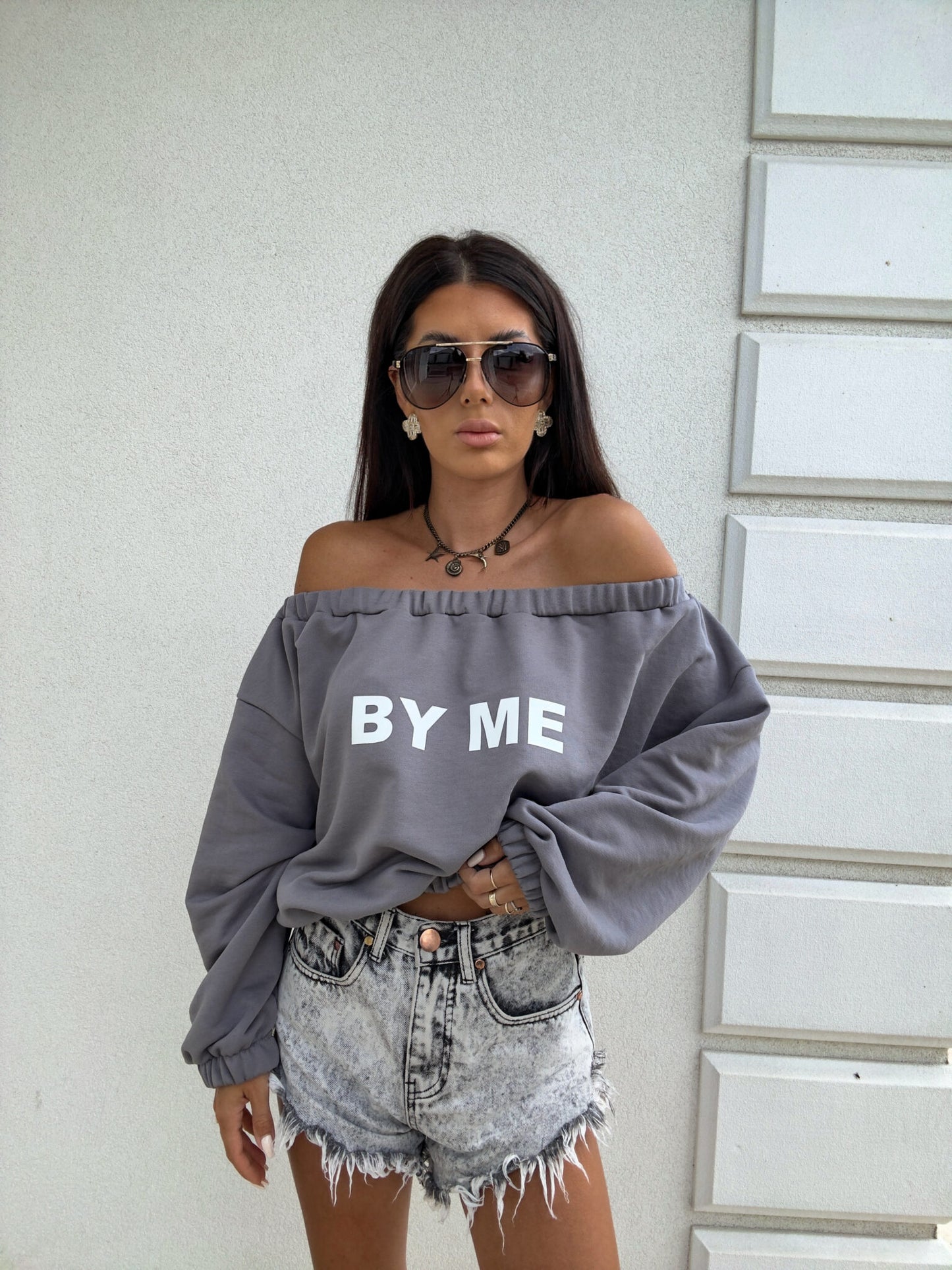 Sweatshirt UNDER – grau