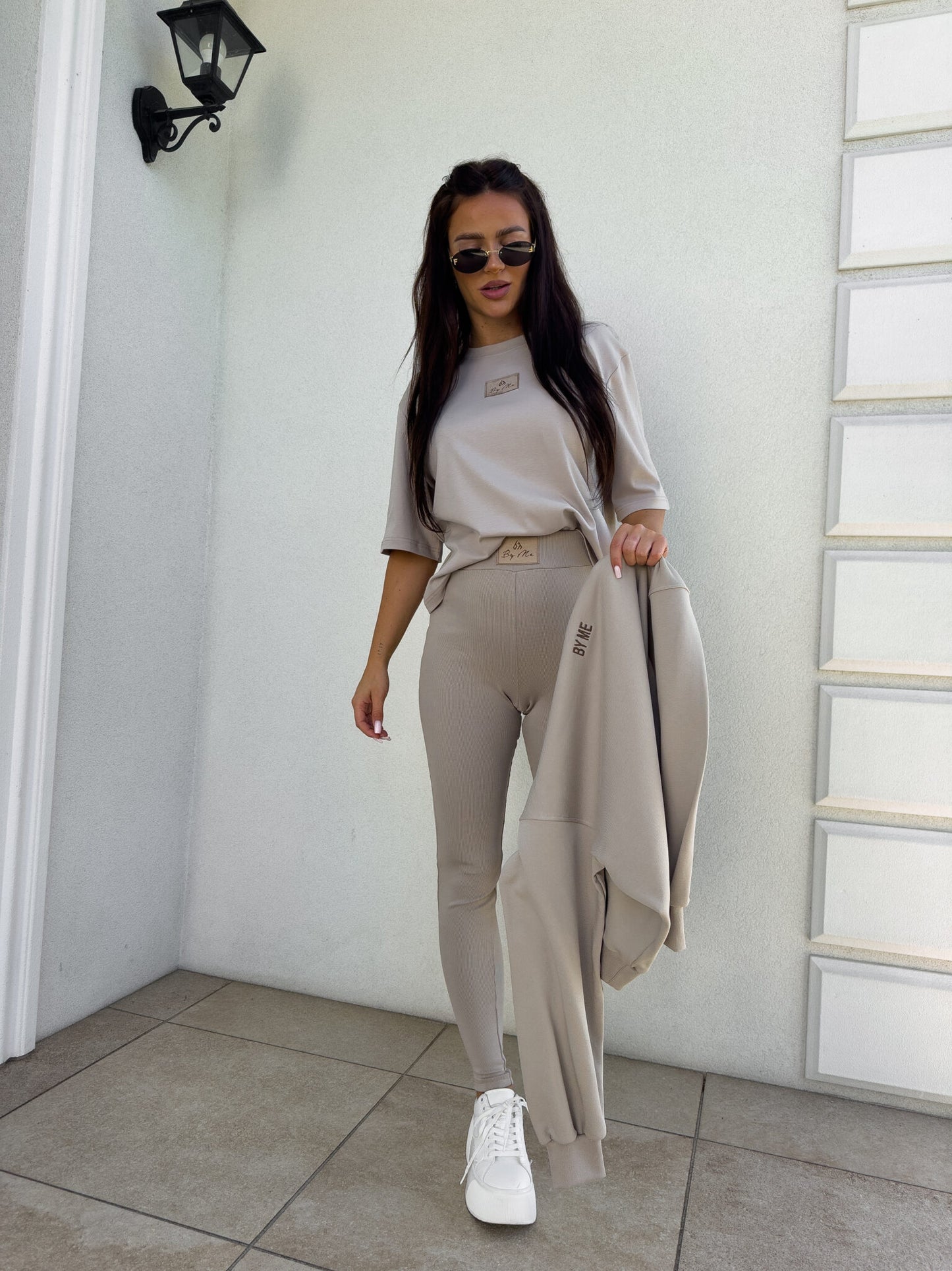 T-SHIRT COTTON - taupe