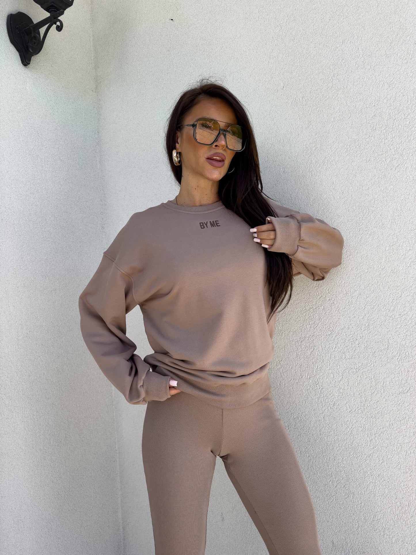 Sweatshirt COTTON - mokka