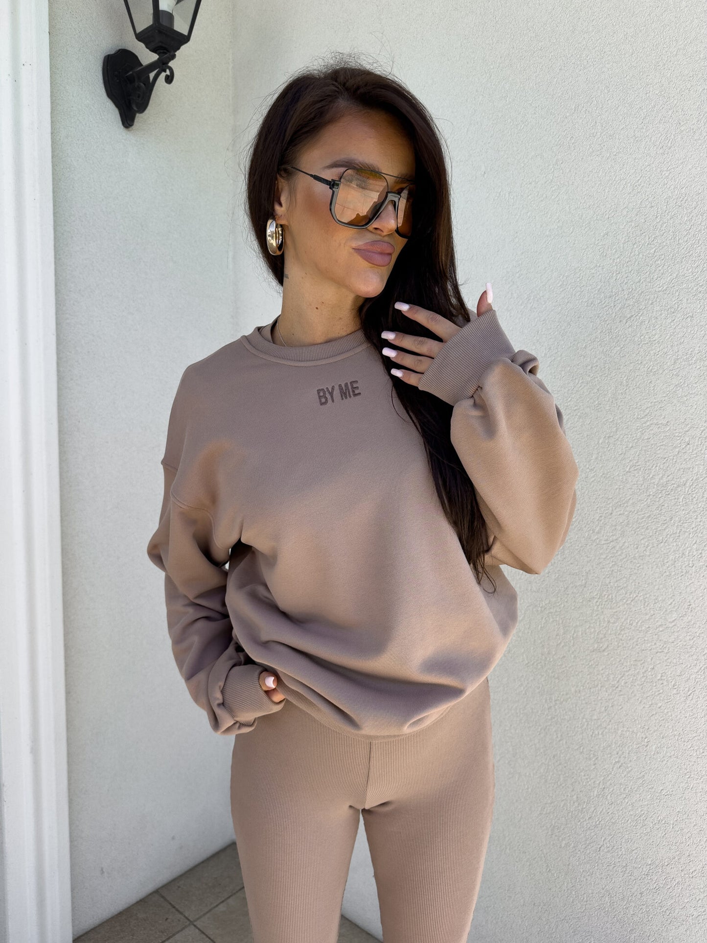 Sweatshirt COTTON - mokka